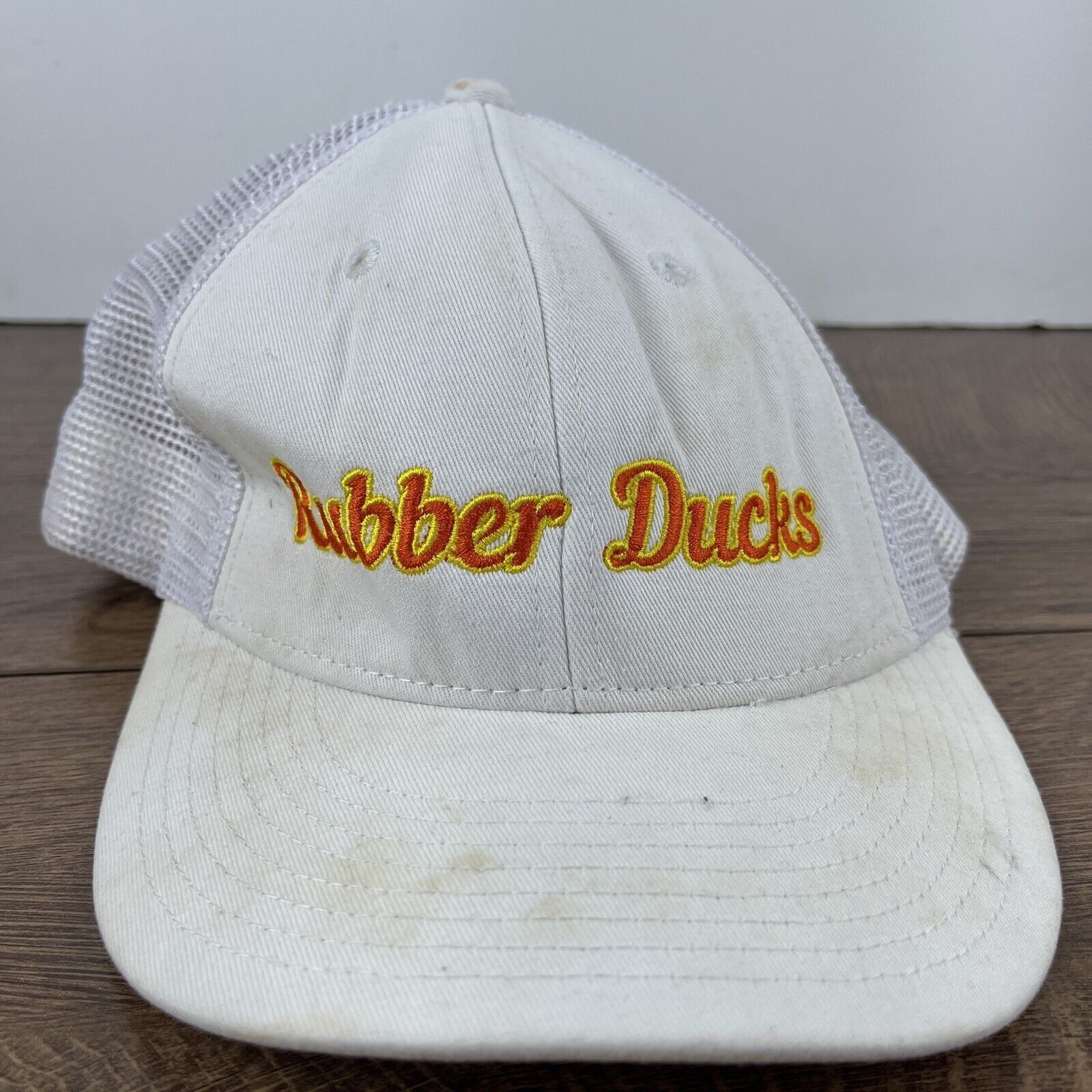 Other Rubber Ducks Snapback Hat Rubber Ducks White Hat Adjustable Size ONE SIZE - 2 Thumbnail