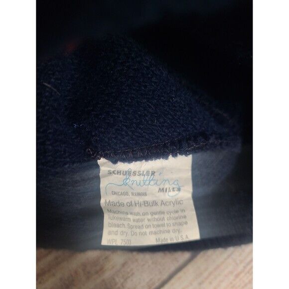 NCAA Vtg Georgetown Hoyas Script beanie hat Sports Specialties Size ONE SIZE - 4 Thumbnail