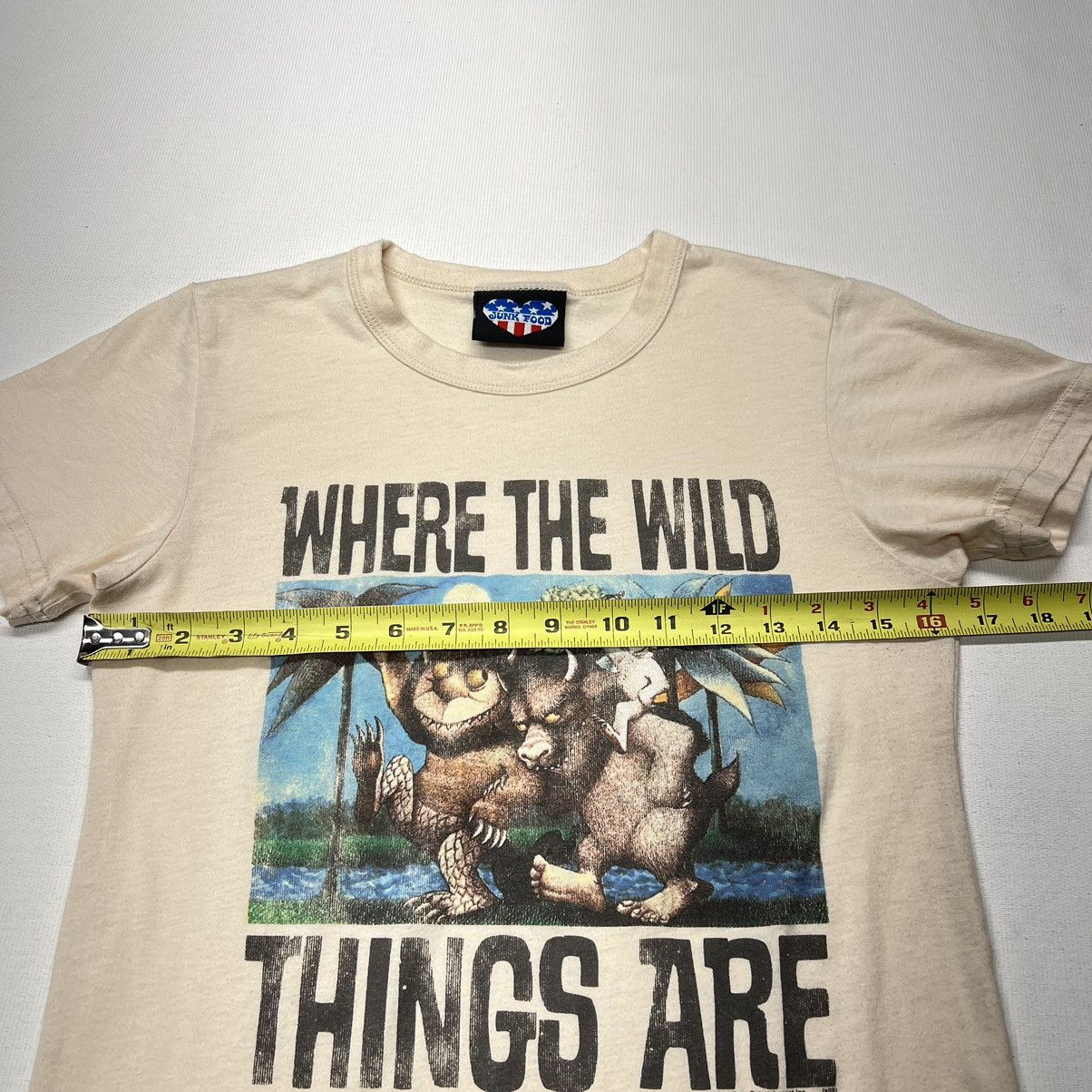 Junk Food Junk Food Tee Shirt Where The Wild Things Are Faded Y2K Size M / US 6-8 / IT 42-44 - 15 Thumbnail