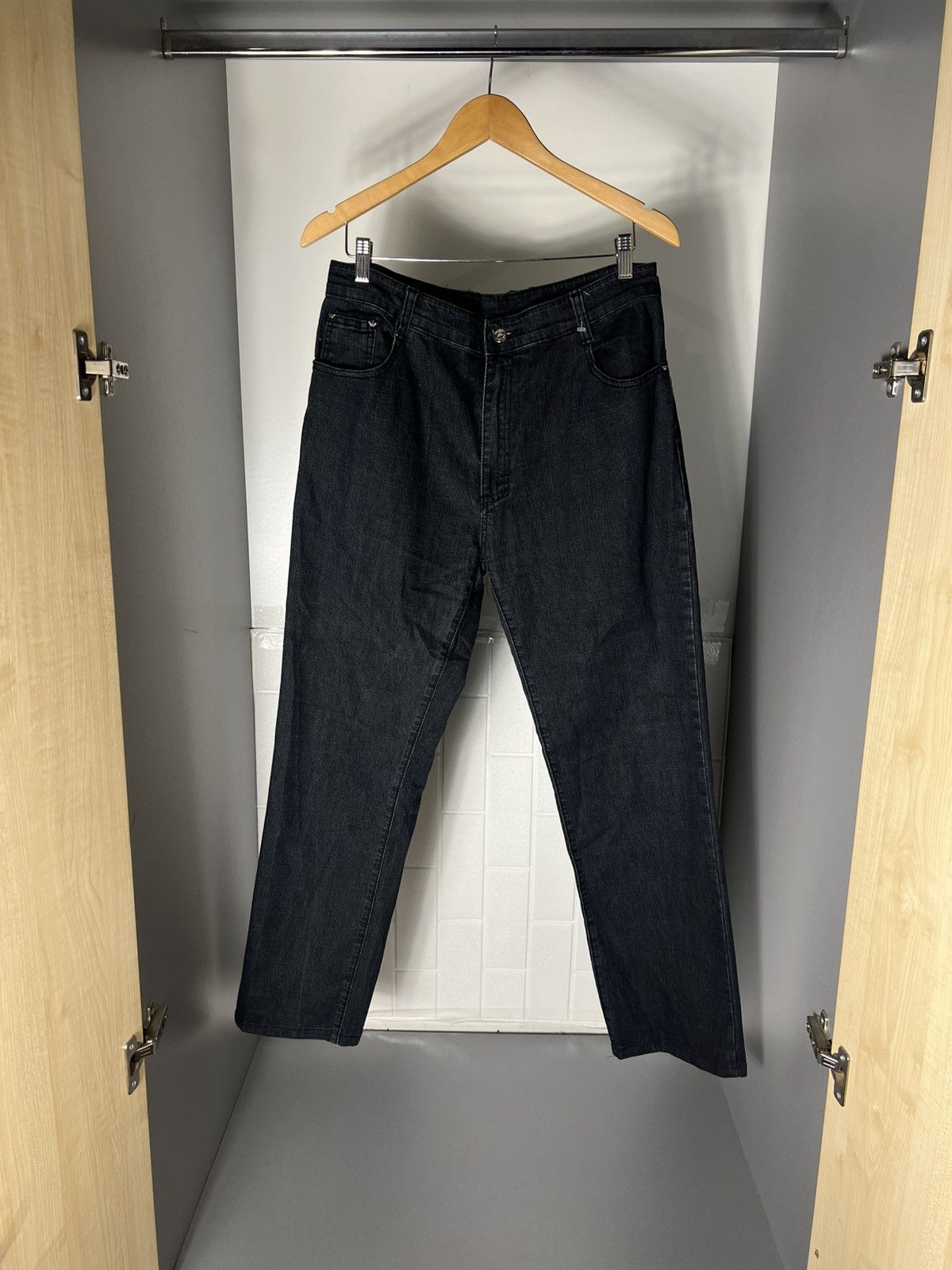 Emporio Armani VINTAGE EMPORIO ARMANI JEANS ITALIAN DESIGNER CASUAL Y2K 90s Size US 38 / EU 54 - 2 Thumbnail