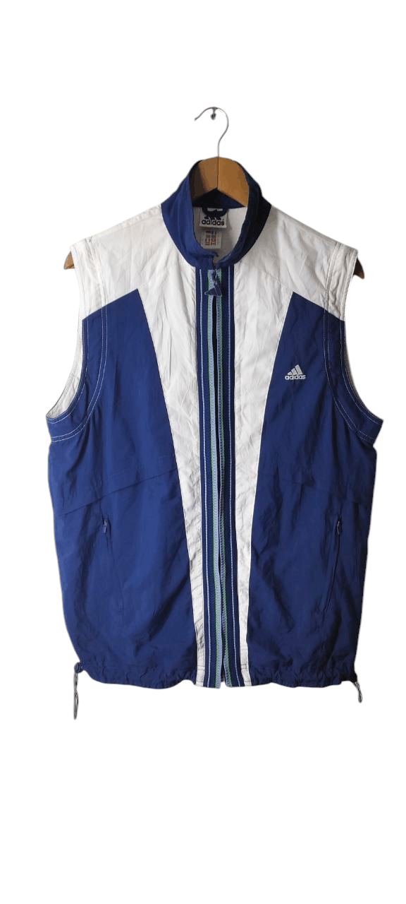 Vintage VINTAGE ADIDAS 90S MADE IN HUNGARY SLEEVELESS JACKET Size US M / EU 48-50 / 2 - 1 Thumbnail