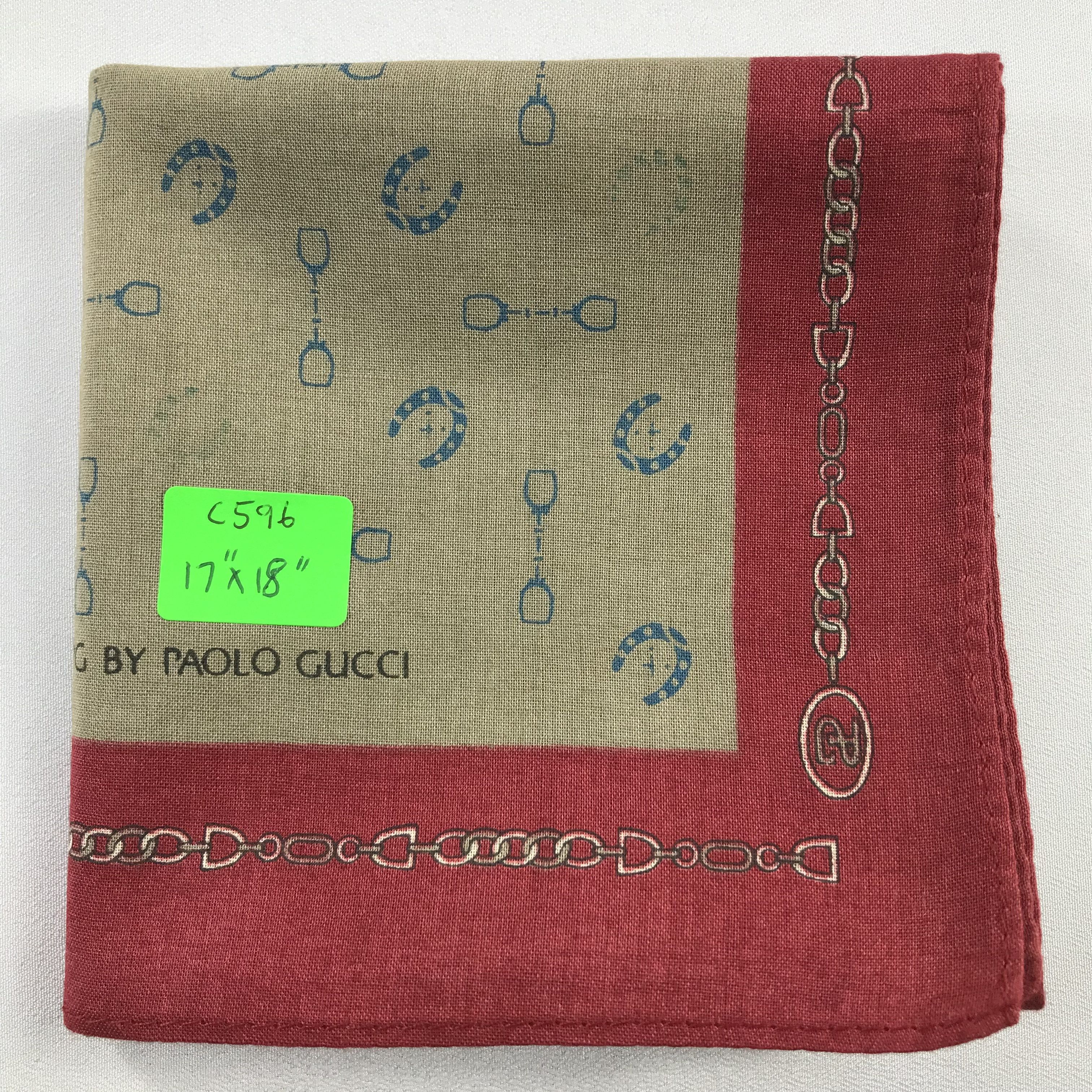 Paolo Gucci Paolo Gucci Handkerchief / Bandana / Neckerchief C596 Size ONE SIZE - 7 Thumbnail