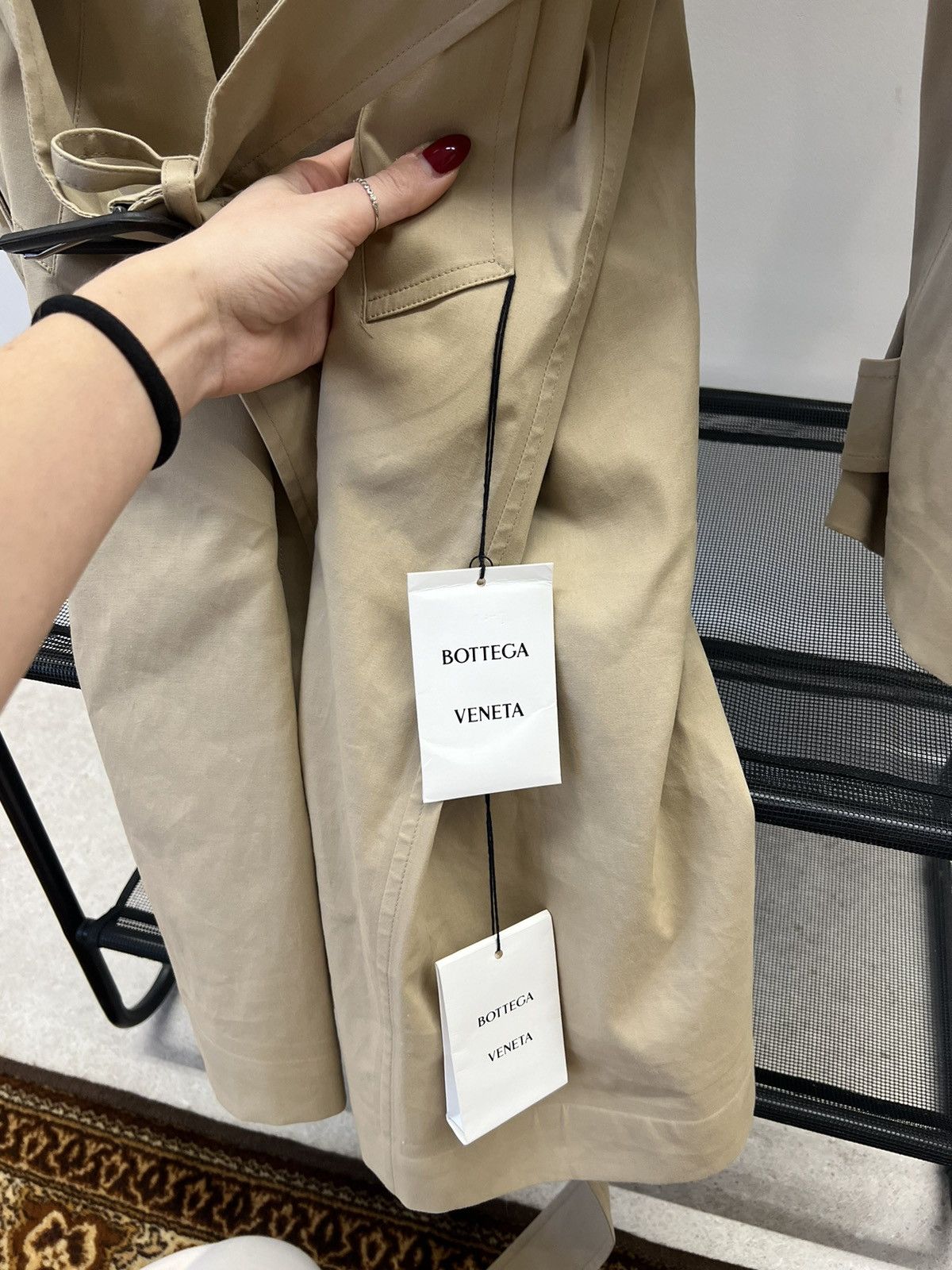 Bottega Veneta BOTTEGA VENETA Double-Breasted Trench Coat Size US L / EU 52-54 / 3 - 6 Thumbnail