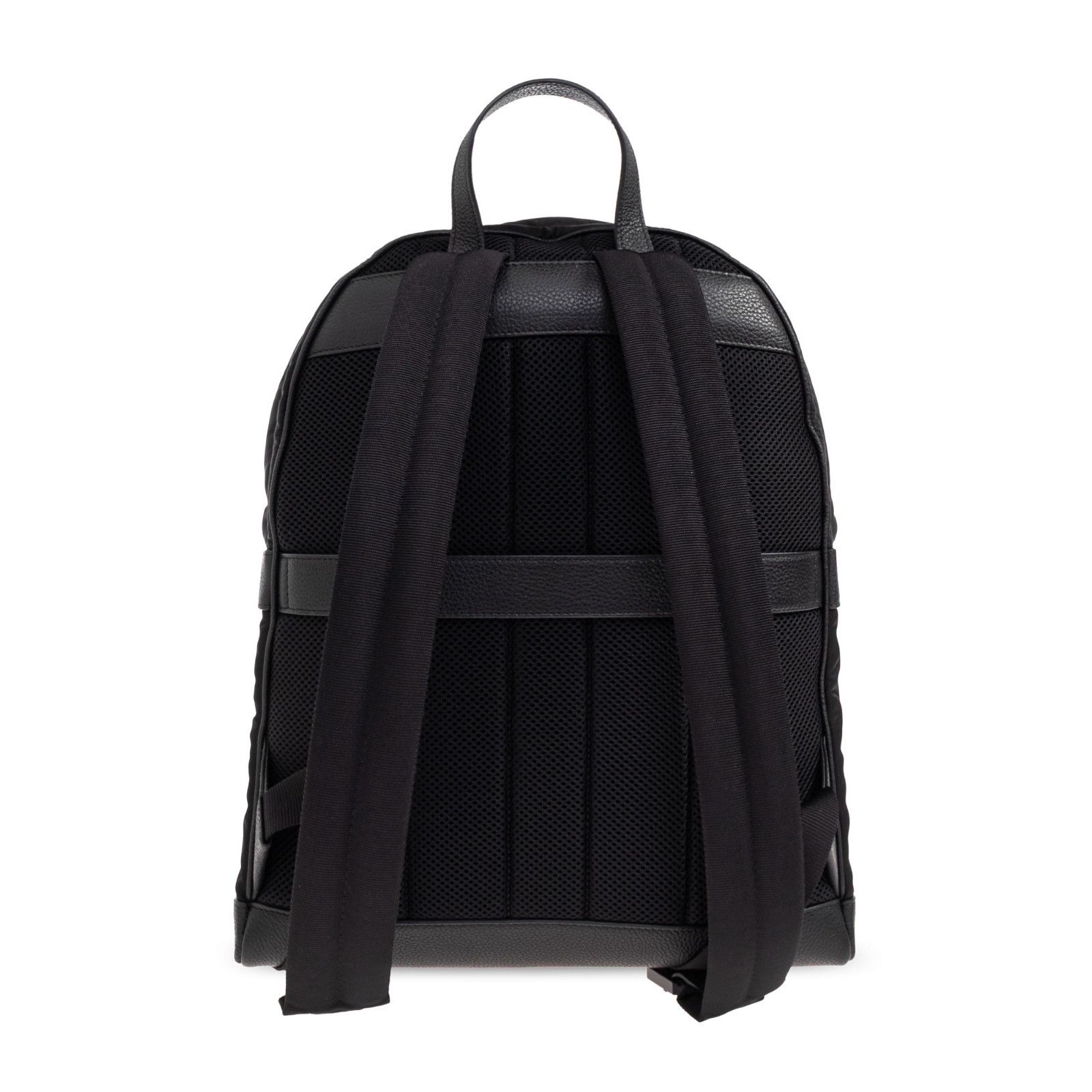 Salvatore Ferragamo FERRAGAMO Black Grained Leather Backpack New & Authentic Size ONE SIZE - 2 Thumbnail