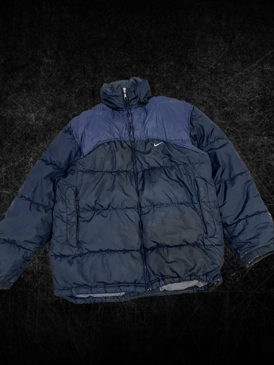 Vintage Nike Puffer Jacket 00s Mini Swoosh Y2K Rap
