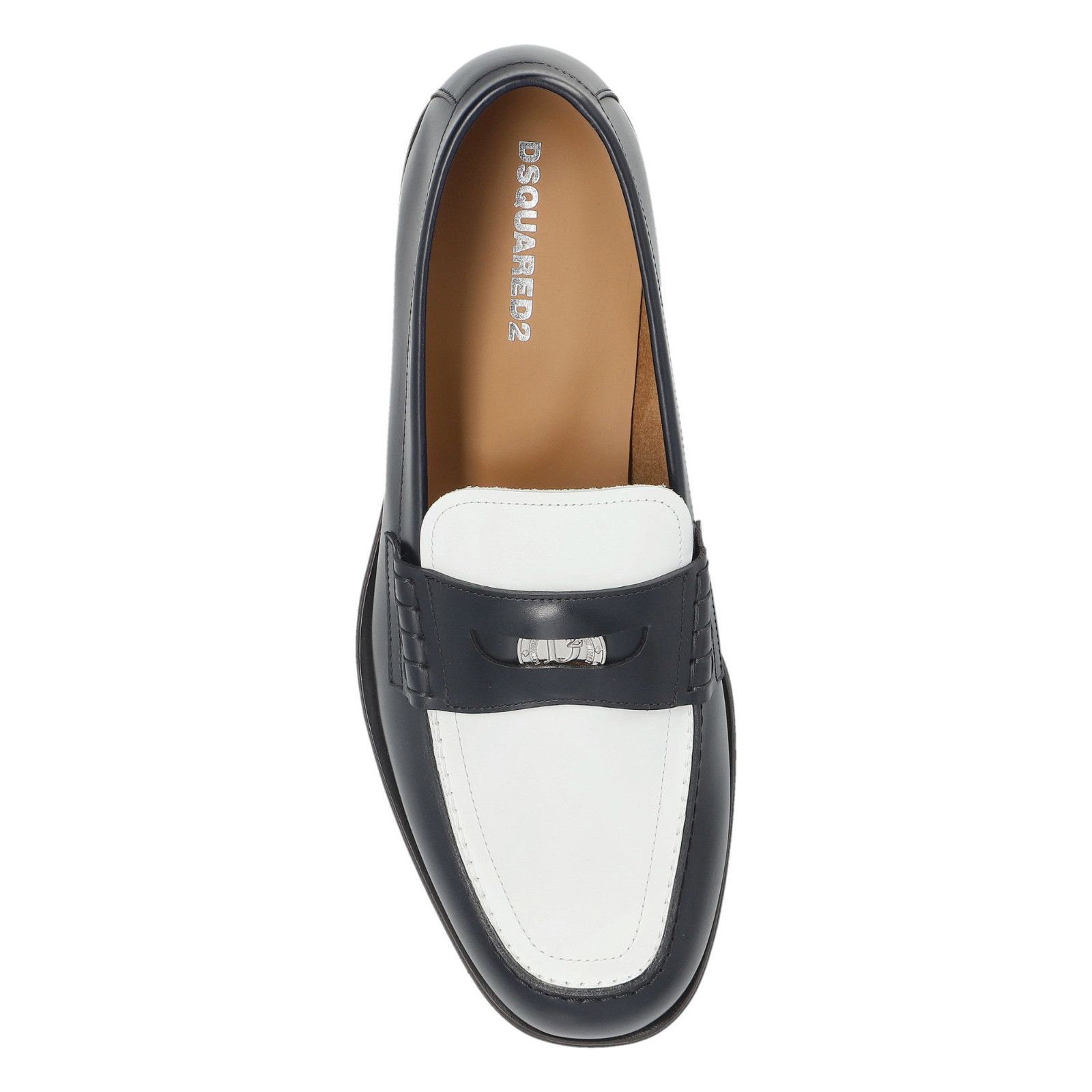 Dsquared2 DSQUARED2 Black/White Loafers New & Authentic (Men's size:US Size US 7 / EU 40 - 4 Thumbnail