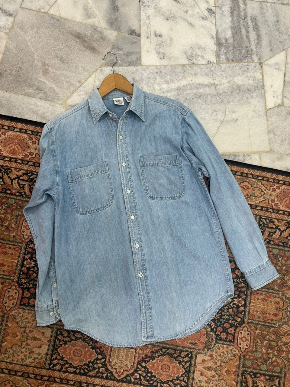Disney × Vintage Vintage Disney Embroidered Character Denim Shirt Size US S / EU 44-46 / 1 - 4 Thumbnail