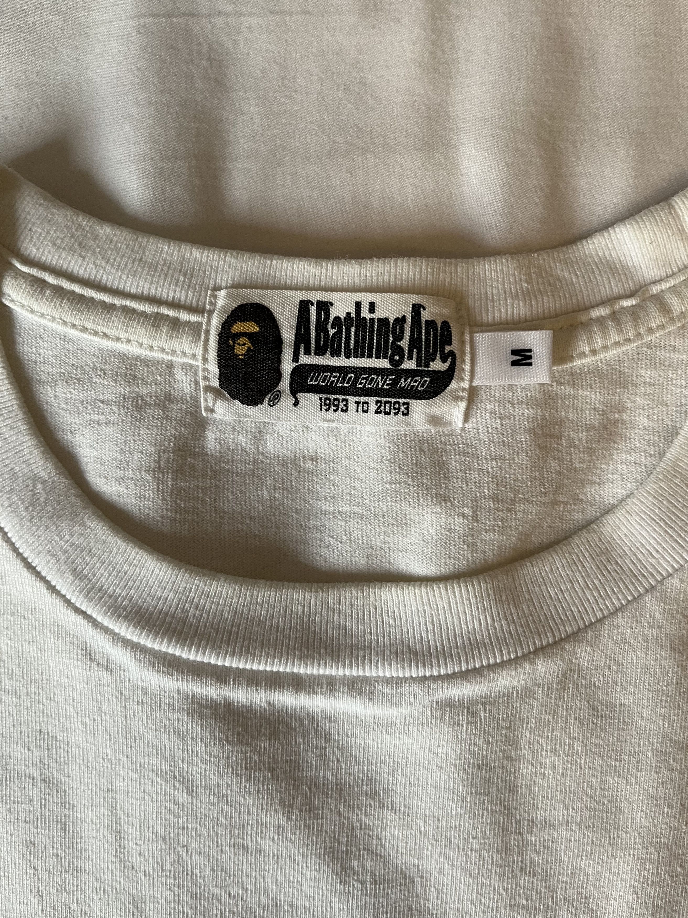 Bape Multi Logo Long Sleeve Tee Size US M / EU 48-50 / 2 - 4 Thumbnail