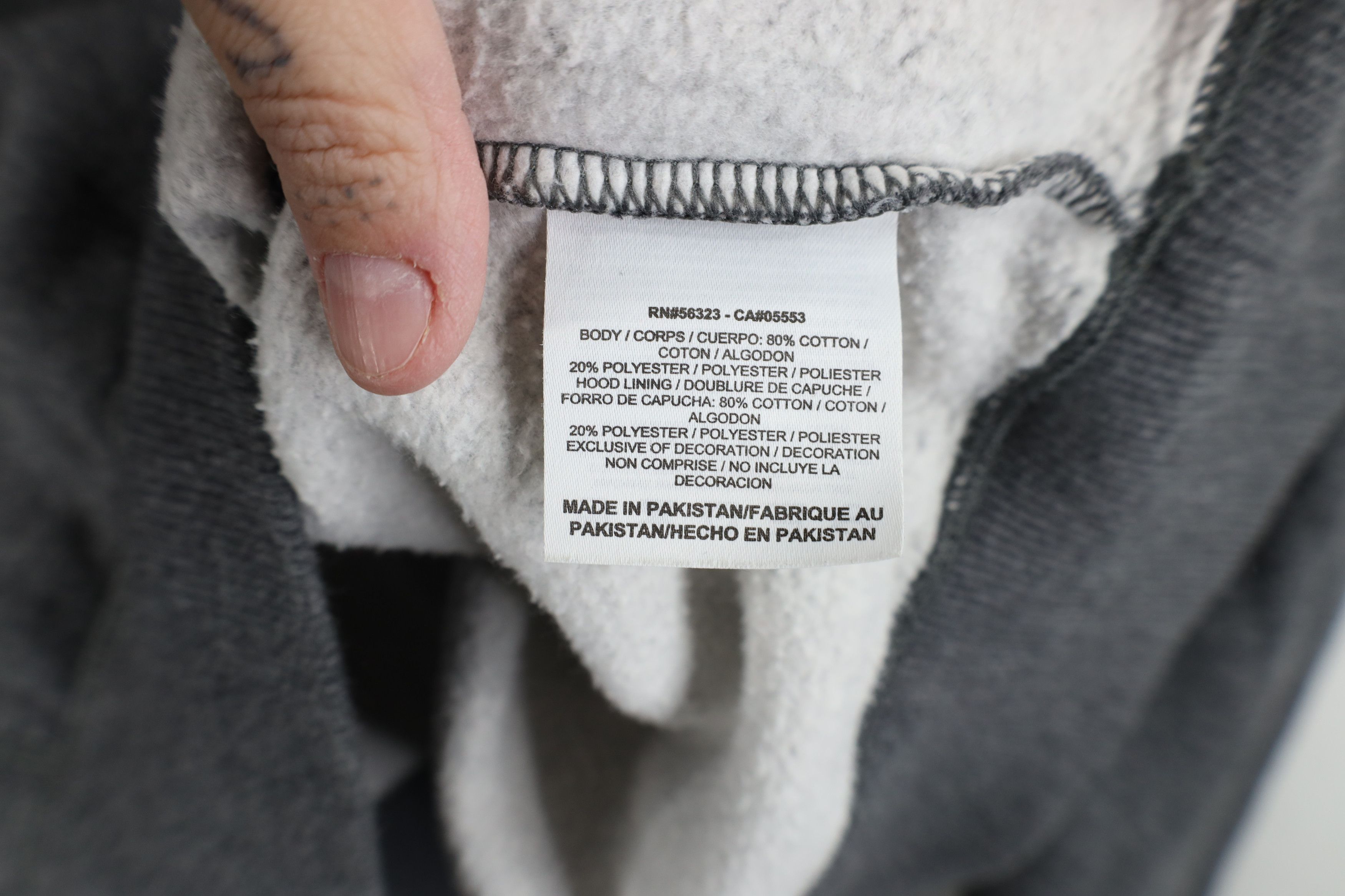 Nike Vintage Y2K Nike Scott Mini Swoosh Heavyweight Hoodie Gray Size US XL / EU 56 / 4 - 9 Thumbnail