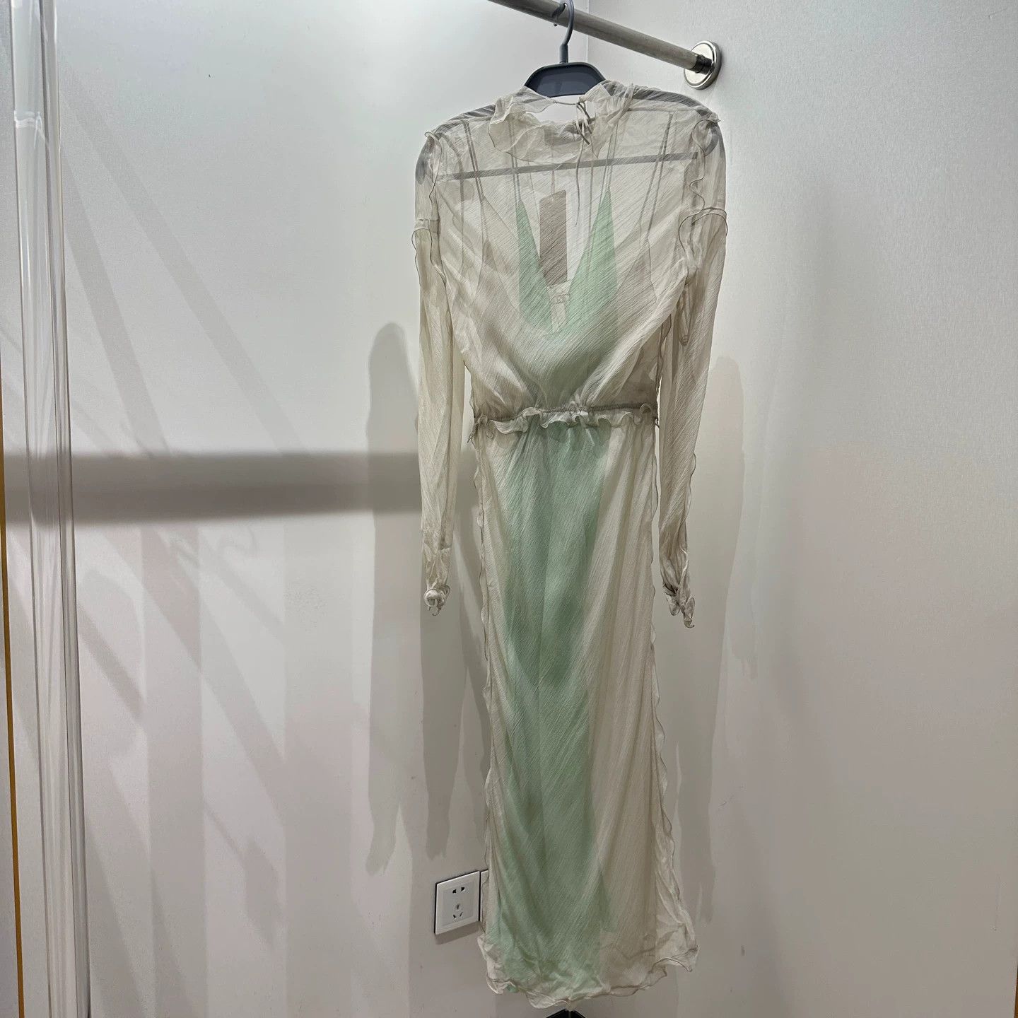 Fendi Fendi mar566 tulle cutout silk dress IT 38 Size XS / US 0-2 / IT 36-38 - 2 Thumbnail
