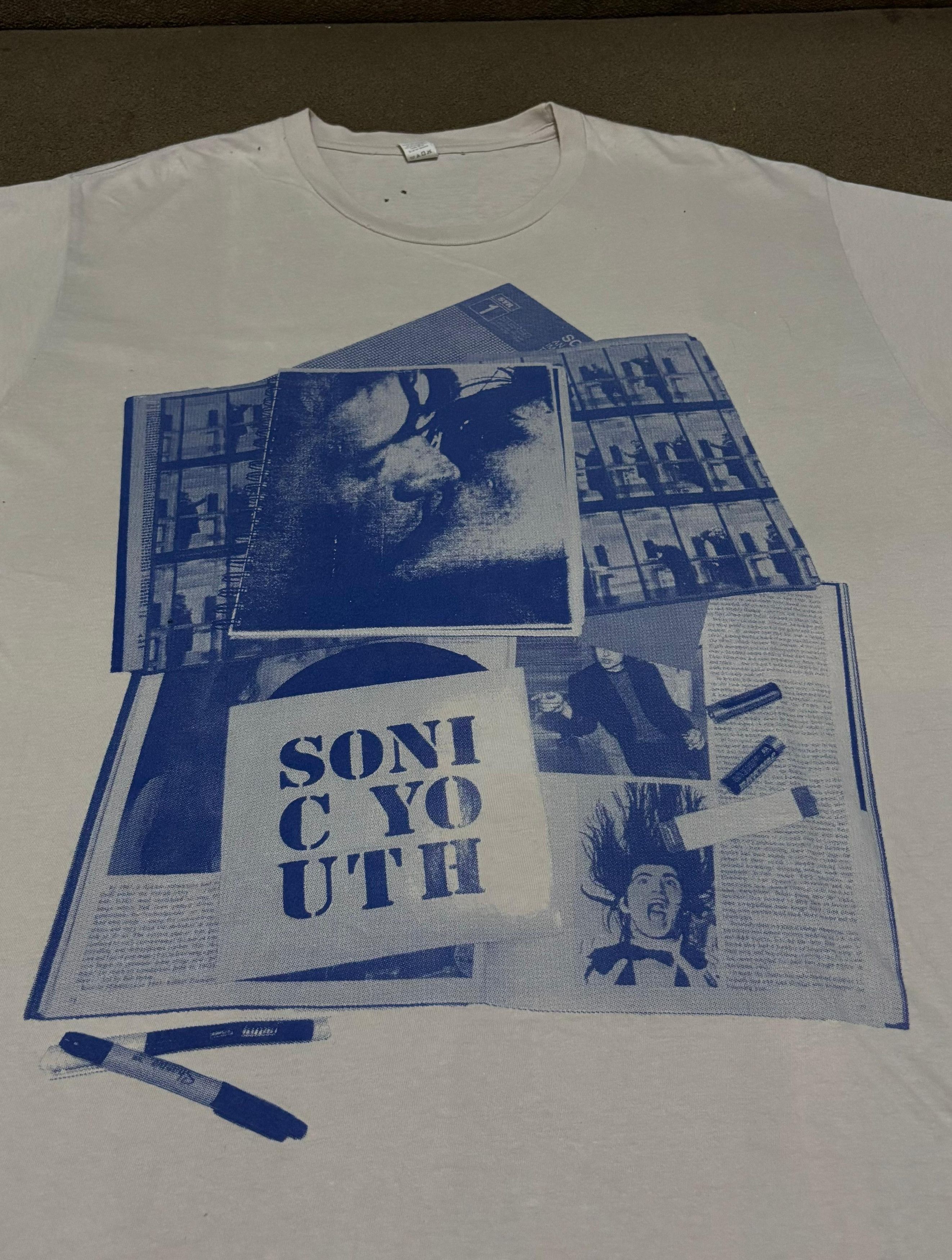Vintage Vintage Y2k Rare Sonic Youth Shirt Dinosaur jr Nirvana Size US L / EU 52-54 / 3 - 1 Thumbnail