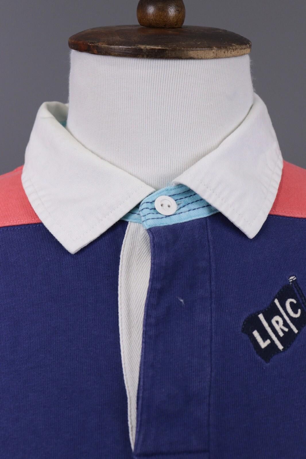 Designer Hackett London Tailored Fit Rugby Polo Sweater Size M Size US M / EU 48-50 / 2 - 5 Thumbnail