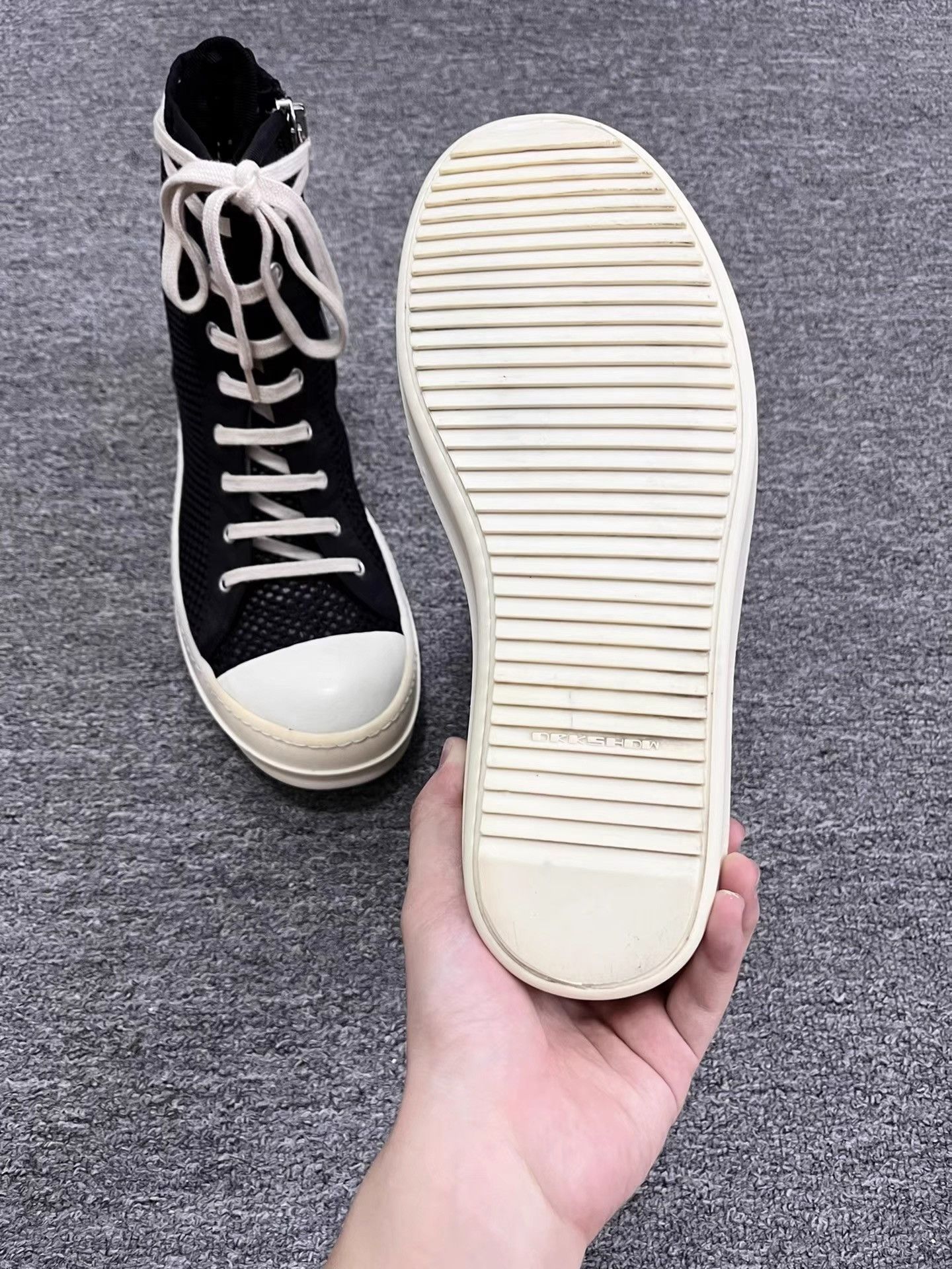 Rick Owens Rick Owens DRKSHDW High-Top Sneakers K34 Size US 7 / EU 40 - 7 Thumbnail