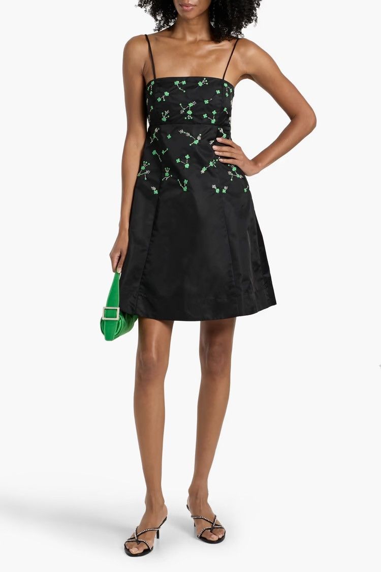 Ganni GANNI Embellished Taffeta Mini Dress Original Price $495 Size M / US 6-8 / IT 42-44 - 1 Thumbnail
