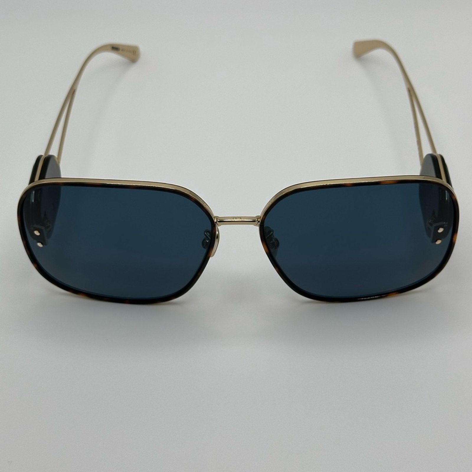 Dior NEW DIOR BOBBY S1U B5B0 Gold Havana/Blue Women Sunglasses Size ONE SIZE - 2 Thumbnail