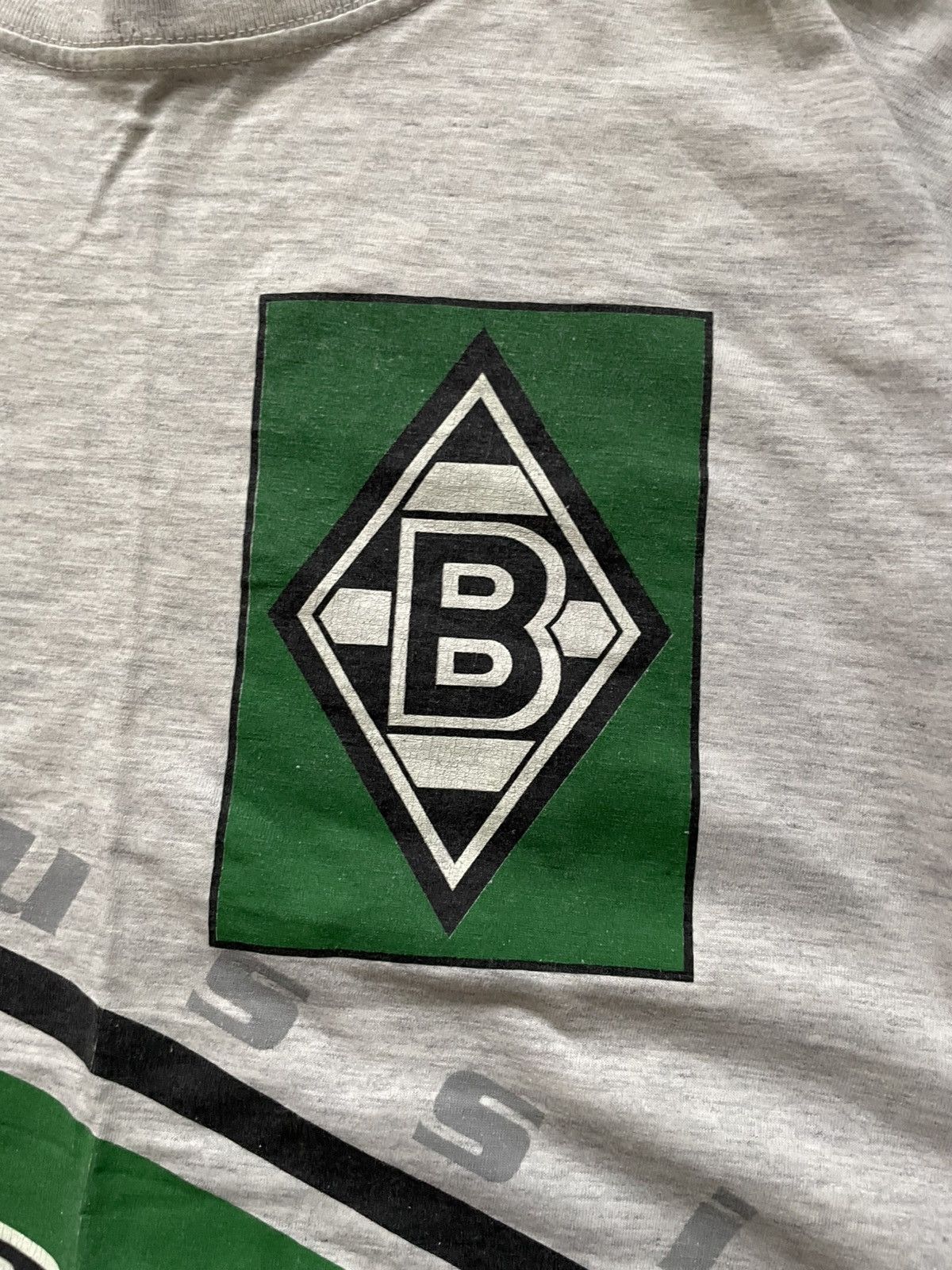 Nutmeg × Vintage Vintage Borussia Monchengladbach Graphic Football Logo Tee Size US L / EU 52-54 / 3 - 5 Thumbnail