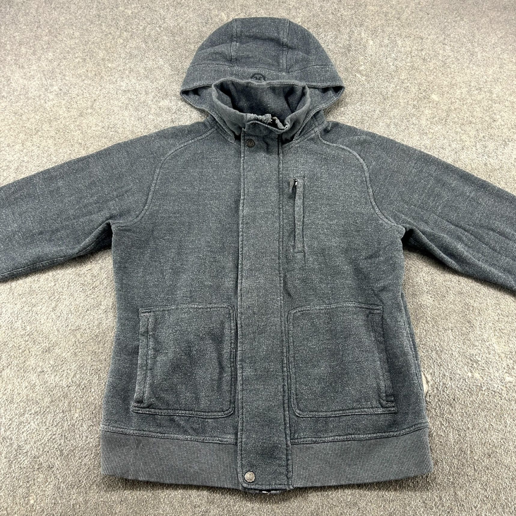 Lululemon Lululemon Athletica Hoodie Mens XL Grey Full Zip Heavyweight Cotton Fleece Lined Size US XL / EU 56 / 4 - 3 Thumbnail