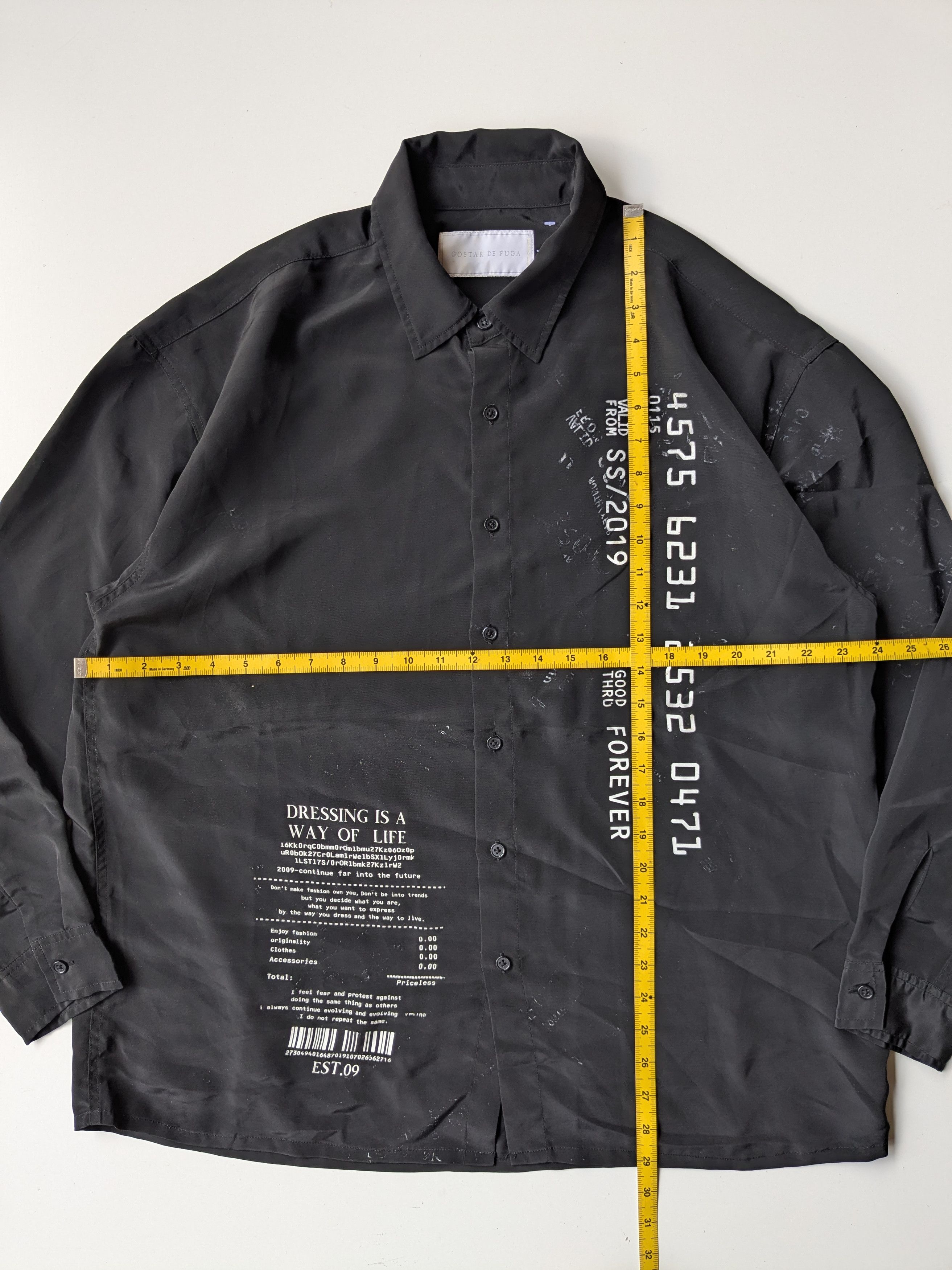 GOSTAR DE FUGA Gostar de Fuga oversize button up Size US M / EU 48-50 / 2 - 5 Thumbnail