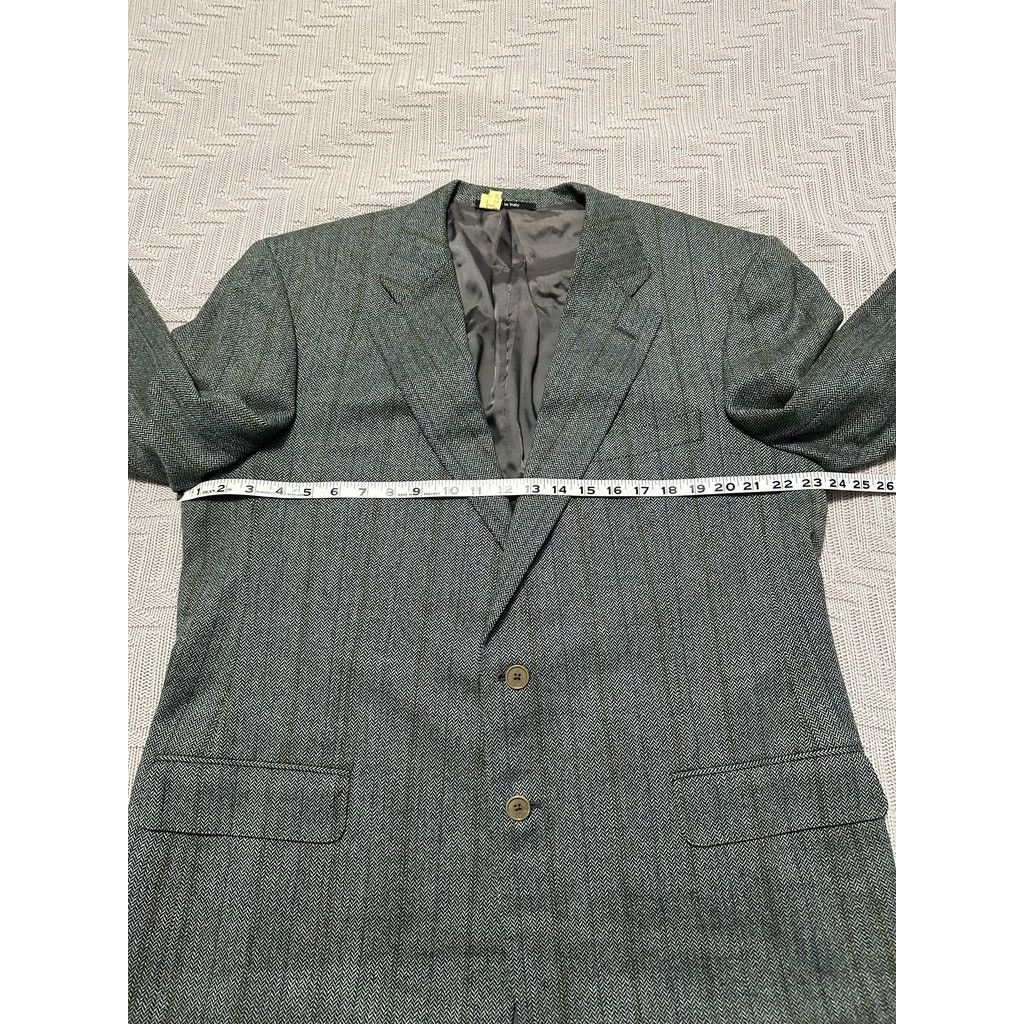 Alfred Dunhill Alfred Dunhill gray tweed cashmere and wool blazer size 46R Size 46R - 7 Thumbnail