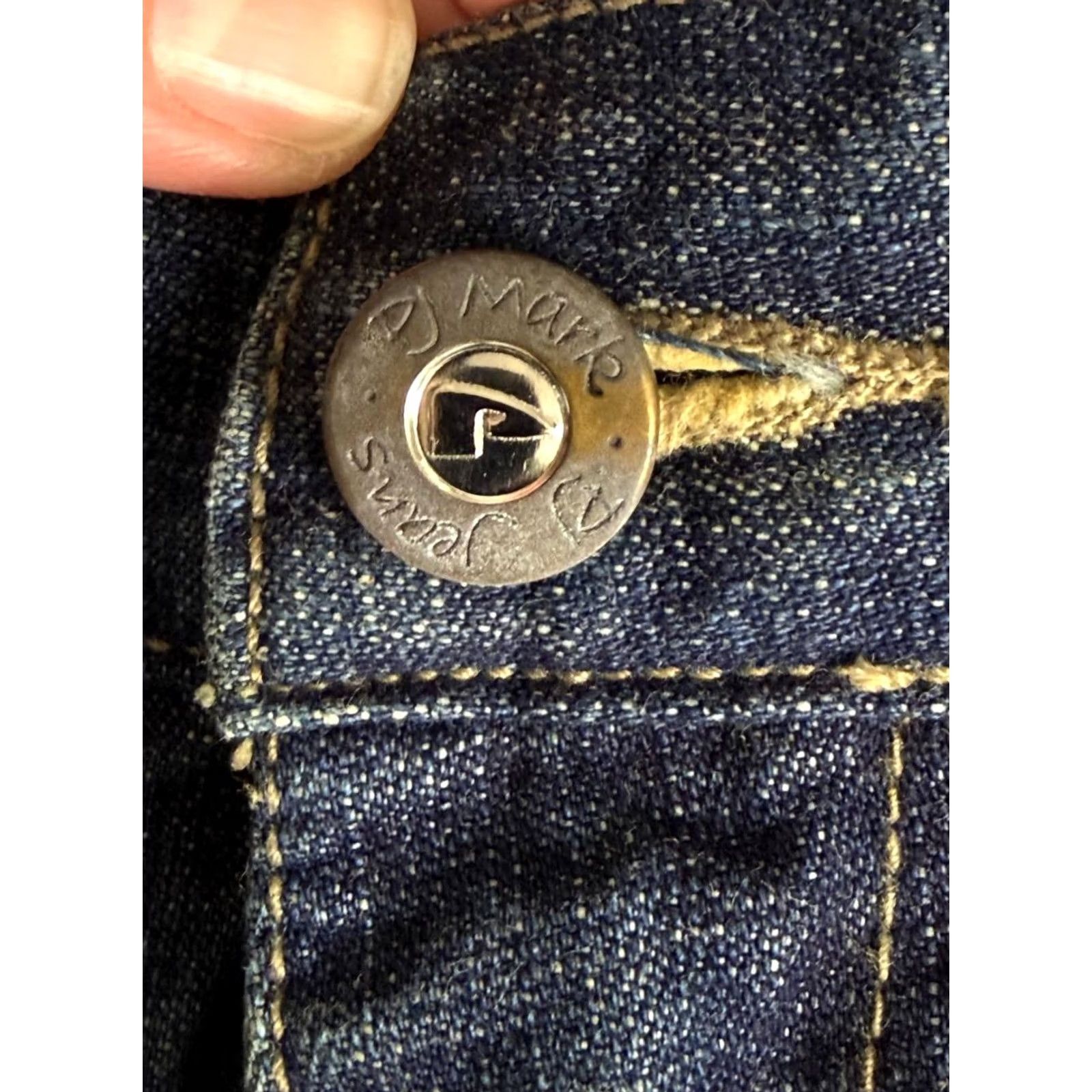 Denime VINTAGE PJ MARK Jeans Baggy Denim 36x32 Y2K Hip Hop Skate Patchwork Mens Size US 36 / EU 52 - 5 Thumbnail