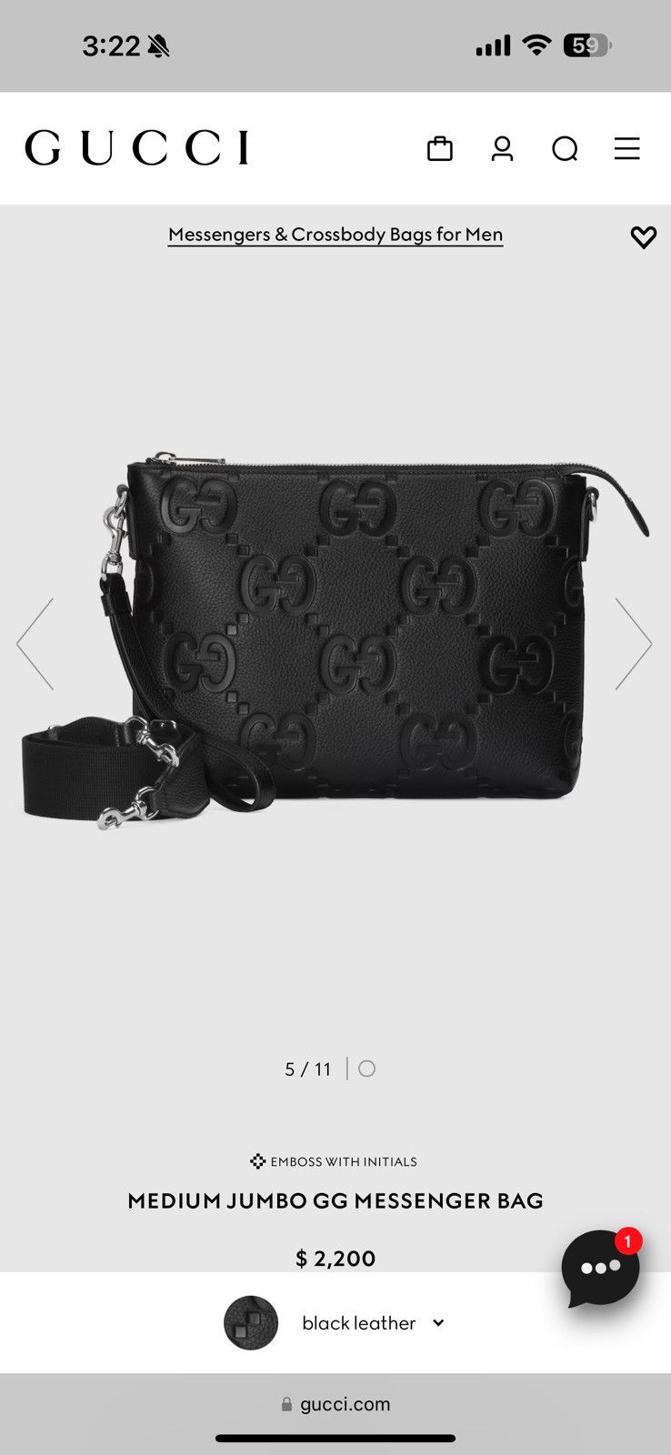 Gucci Gucci Medium Jumbo GG Messenger / Pouch Bag Size ONE SIZE - 8 Thumbnail
