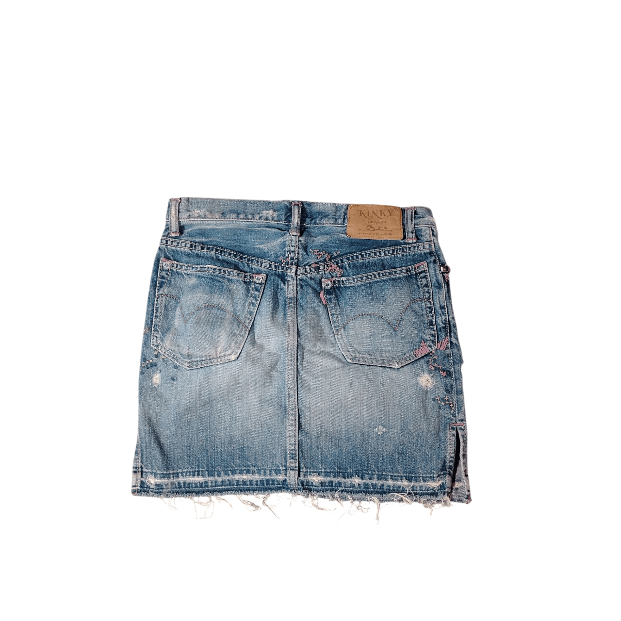 Hysteric Glamour × Japanese Brand Hysteric Glamour Love Buzz Distressed Embroidered Studded Size 30" / US 8 / IT 44 - 2 Thumbnail