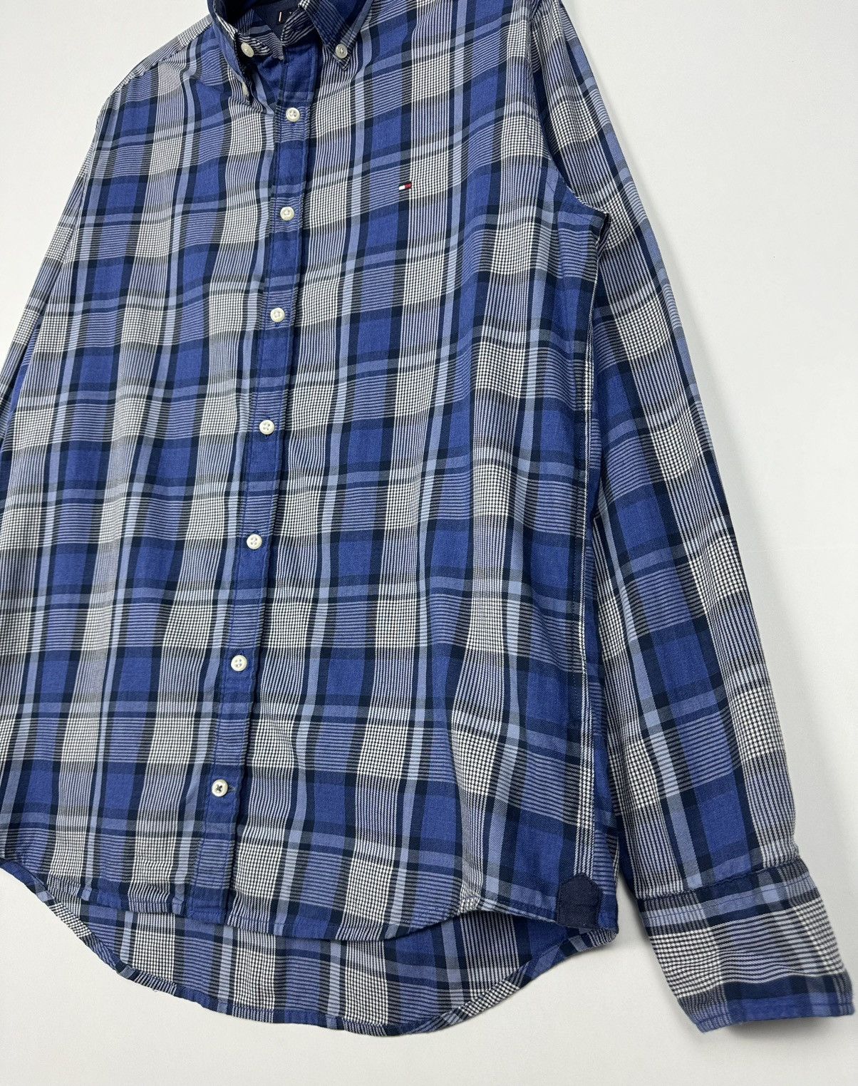 Polo Ralph Lauren Tommy Hilfiger Hounds Tooth Plaid Checkered Button Up Shirt Size US M / EU 48-50 / 2 - 5 Thumbnail