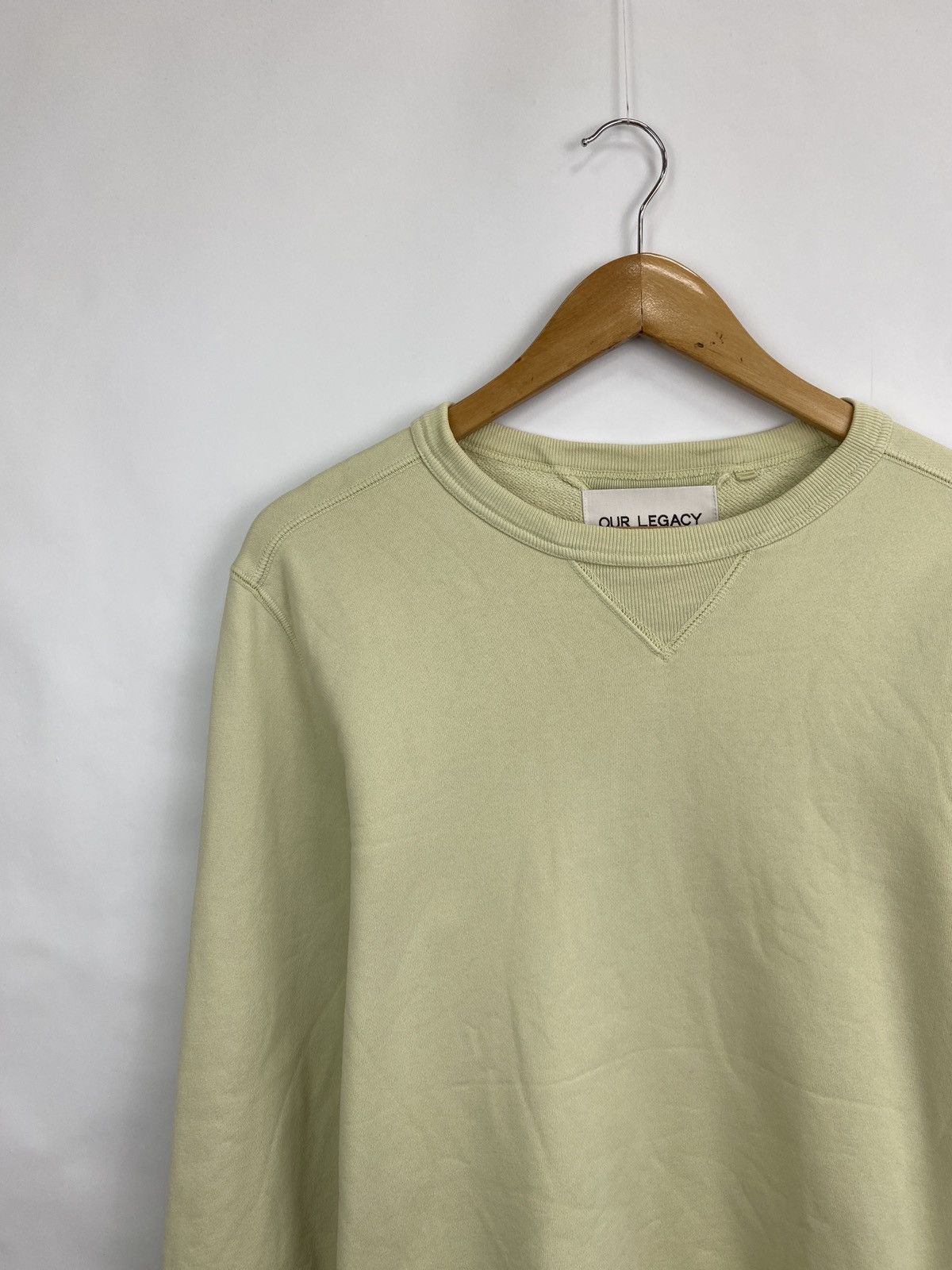 🇺🇸 Our Legacy SS14 - FLOURESCENT GREEN Sweatshirt Hype Y2K