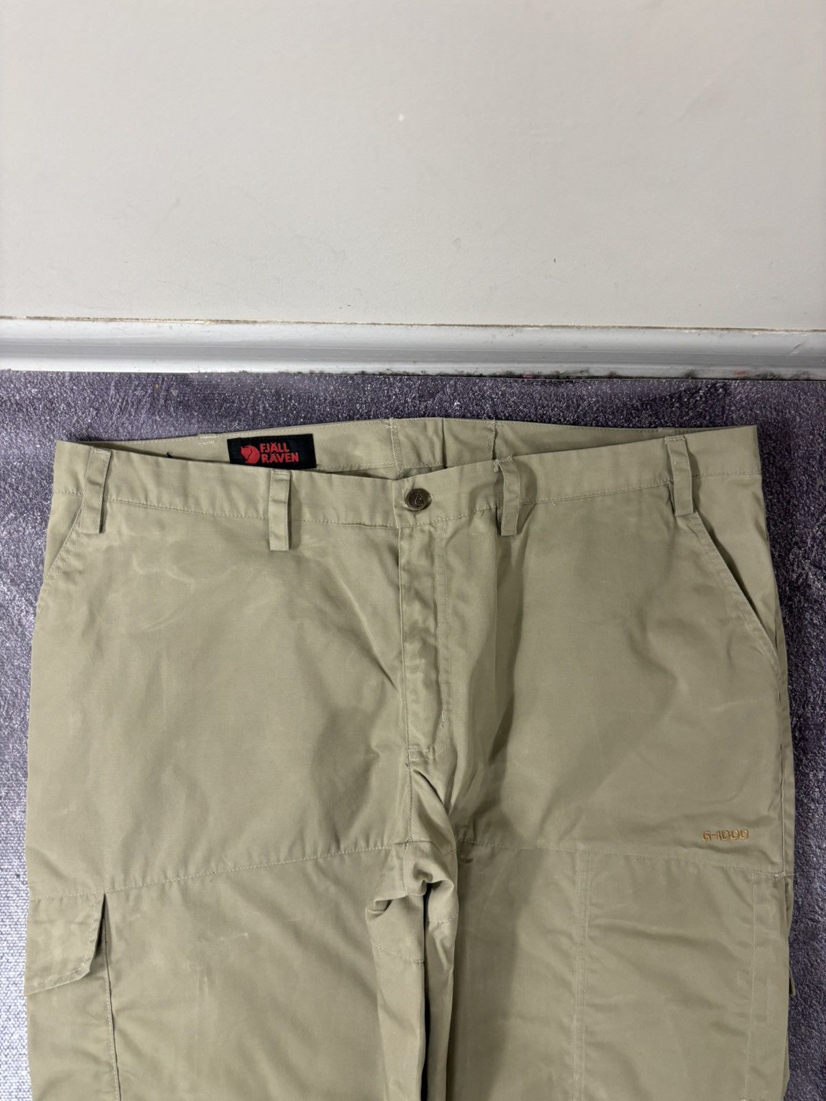 Fjallraven Fjallraven G-1000 Women’s Beige Hiking Outdoor Pants Size 34" / US 12 / IT 48 - 8 Thumbnail