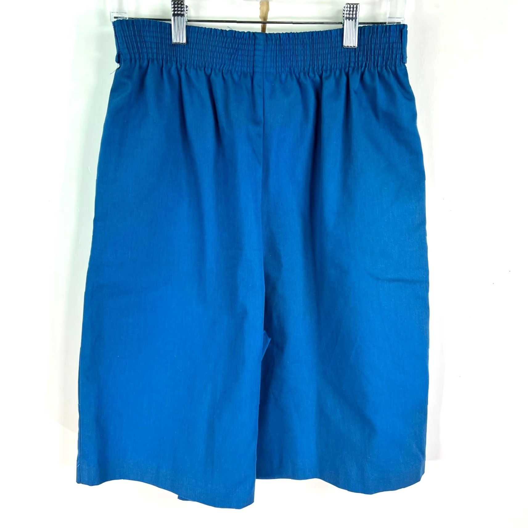 Vintage VINTAGE Lauren Bermuda Elastic High Waist Womens Size 8 Blue Pockets USA Size 30" / US 8 / IT 44 - 4 Thumbnail
