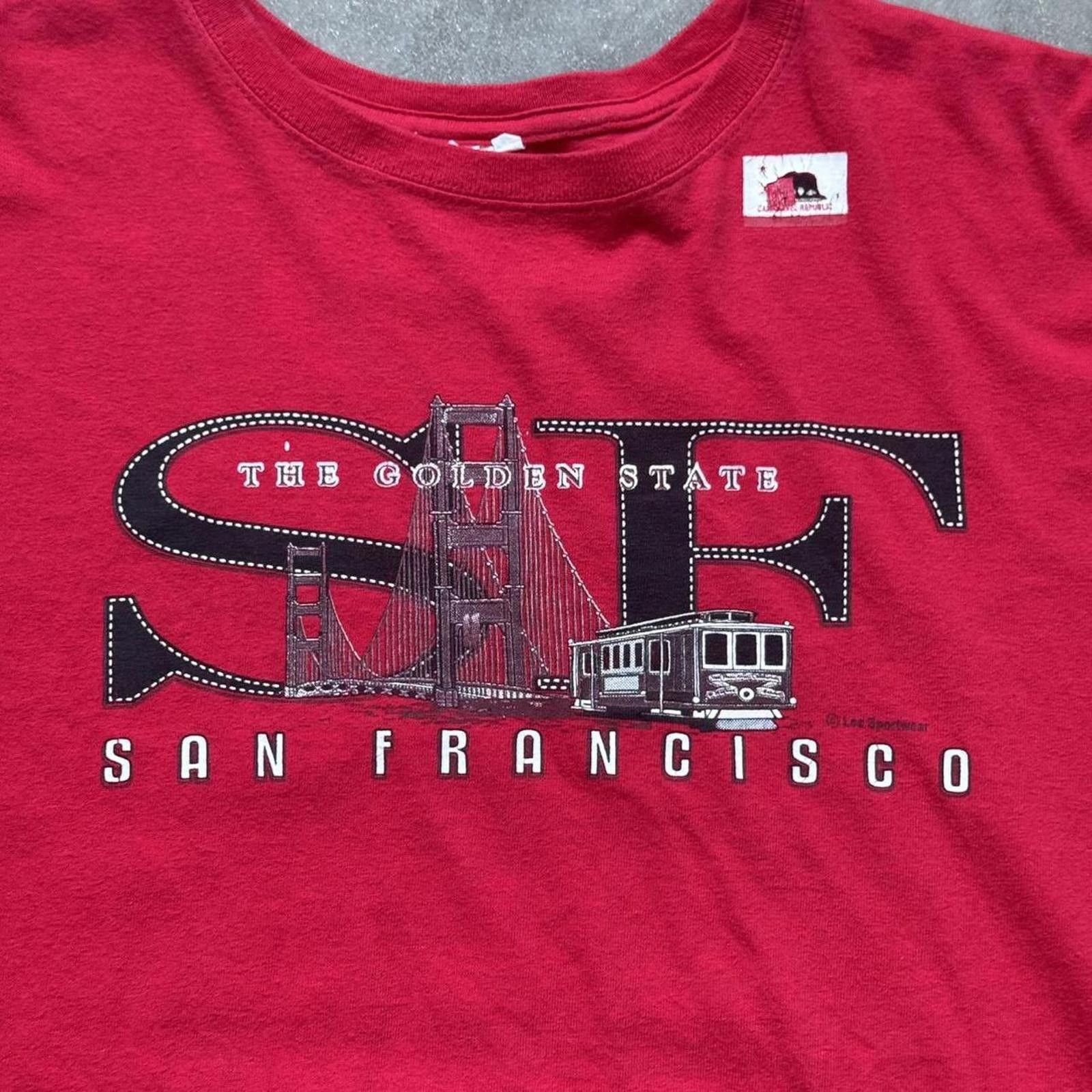Other San Francisco “The Golden State” Vintage Graphic T-shirt Size US XL / EU 56 / 4 - 3 Thumbnail