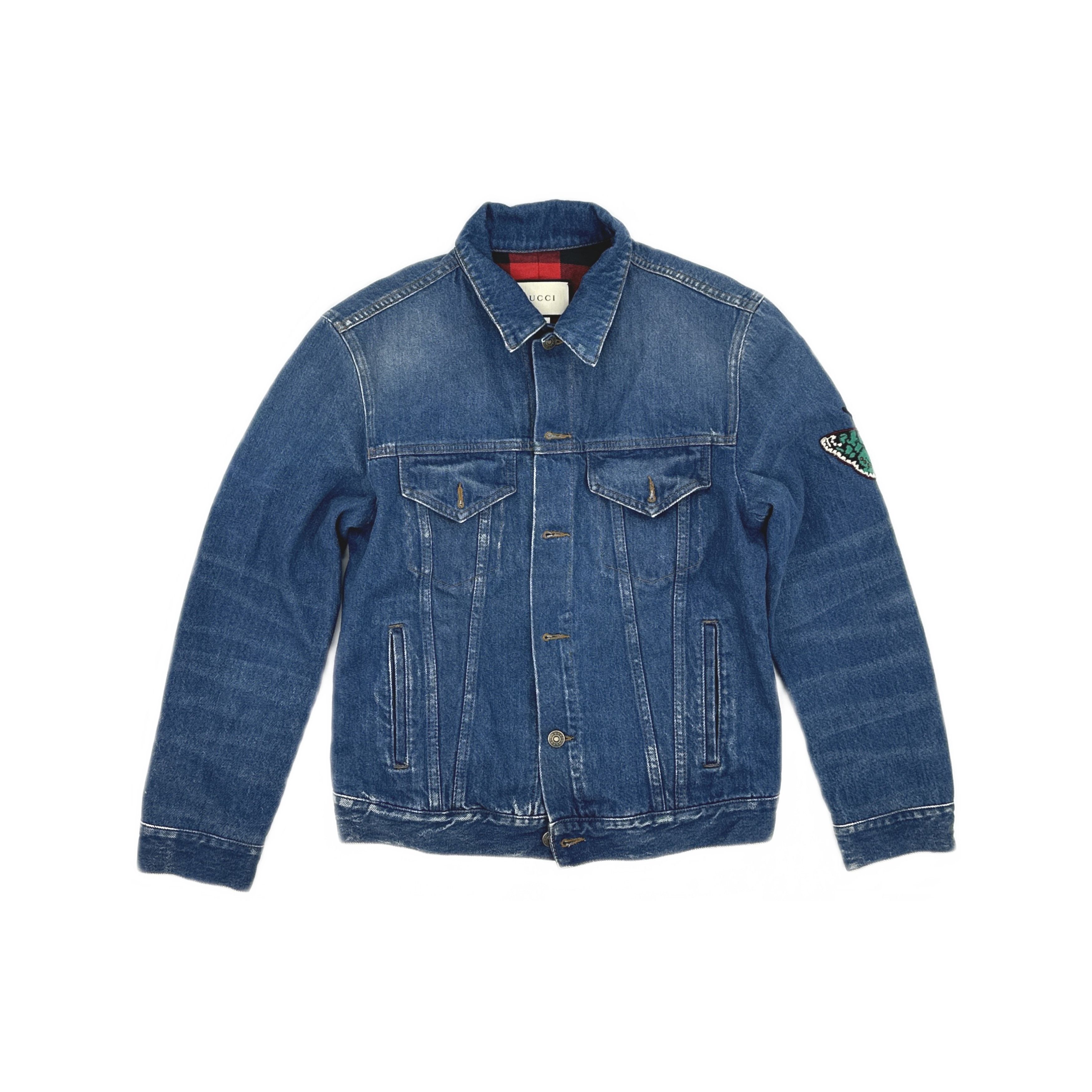 Gucci Gucci Tiger Embroidered Denim Jacket Size 46 Size US S / EU 44-46 / 1 - 1 Thumbnail