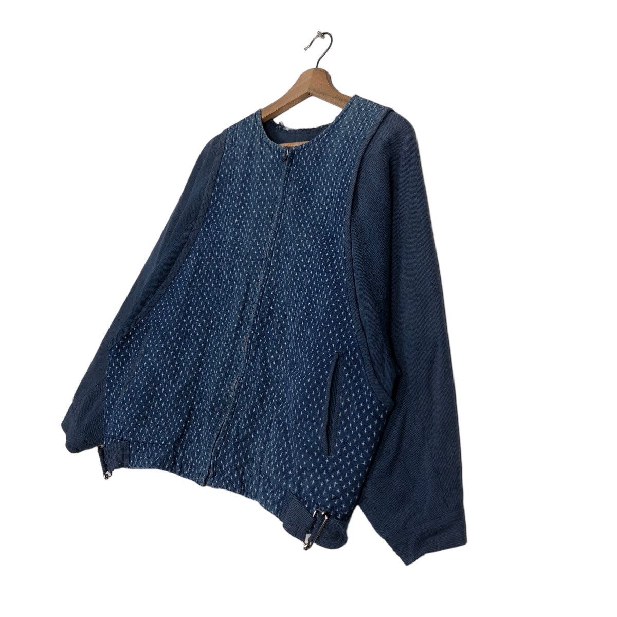 Japanese Brand 🔥Vintage Indigo Blur Blue Denim Jacket Button Japan Made Size US M / EU 48-50 / 2 - 2 Thumbnail