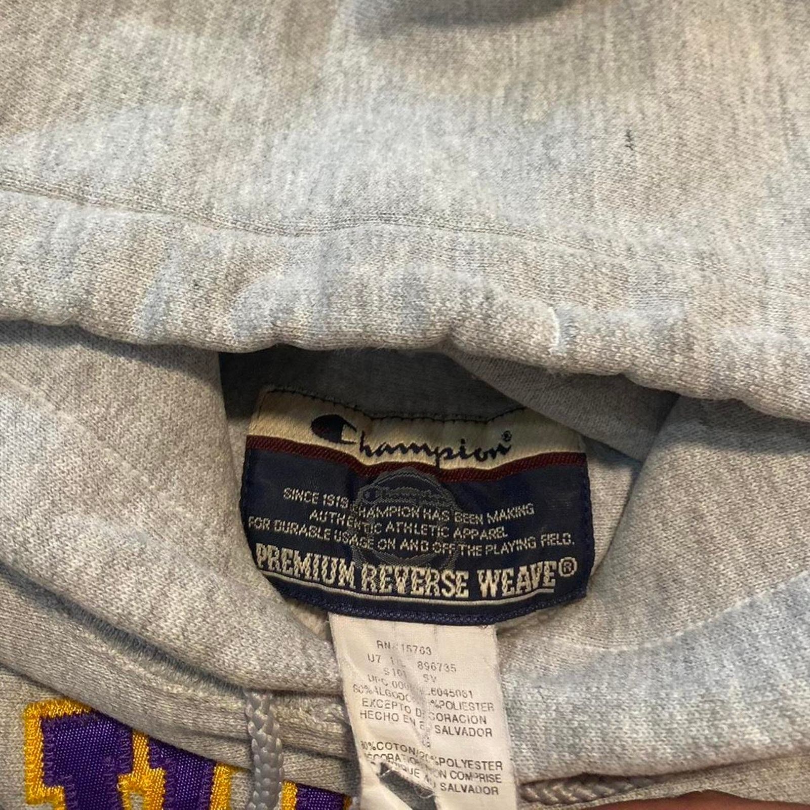 Champion Vintage champion hockey hoodie heather grey Size US M / EU 48-50 / 2 - 3 Thumbnail