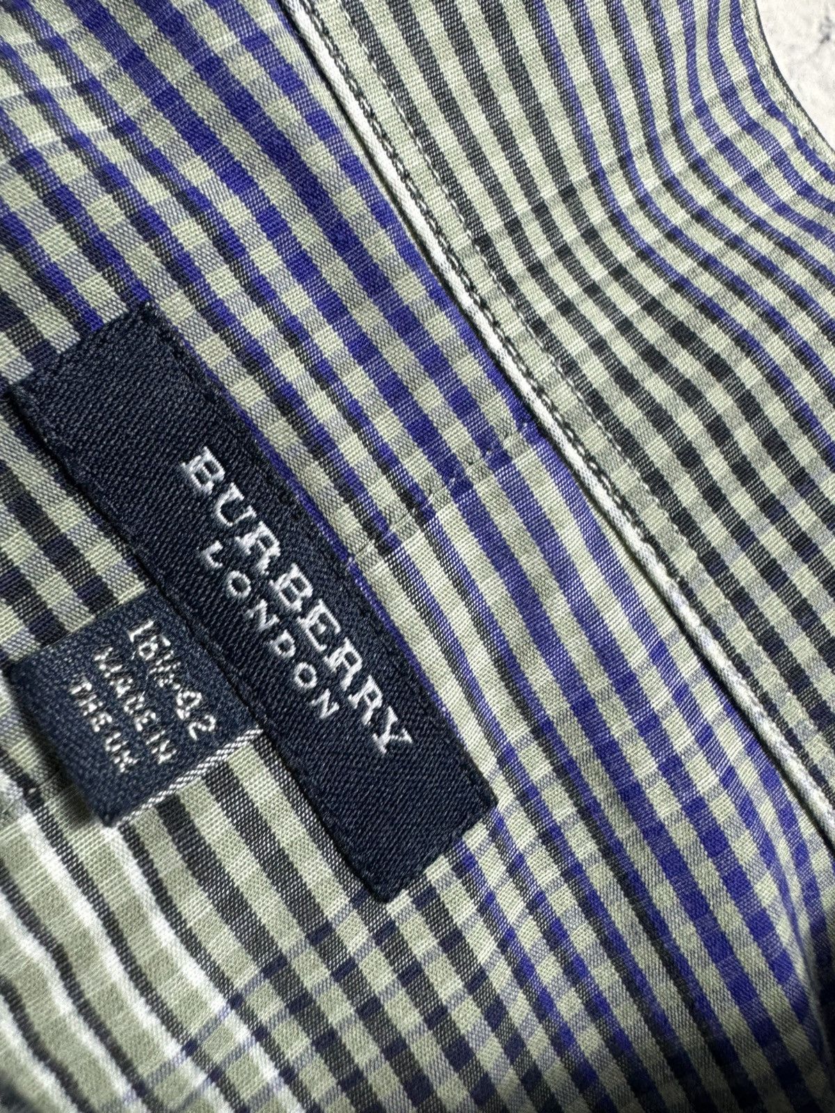 Burberry Burberry London Checked Button Up Vintage Shirt Size US L / EU 52-54 / 3 - 8 Thumbnail