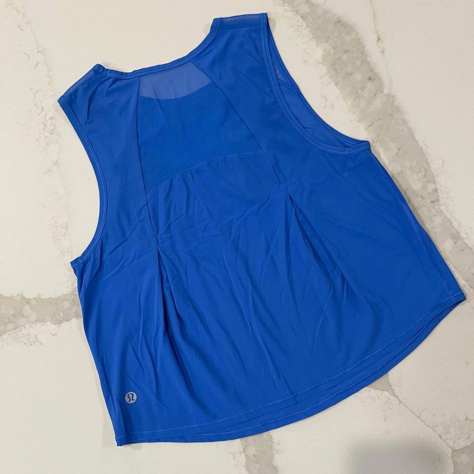 Lululemon Lululemon Athletica Sculpt Cropped TankTop Blue Womens Small Size S / US 4 / IT 40 - 3 Thumbnail