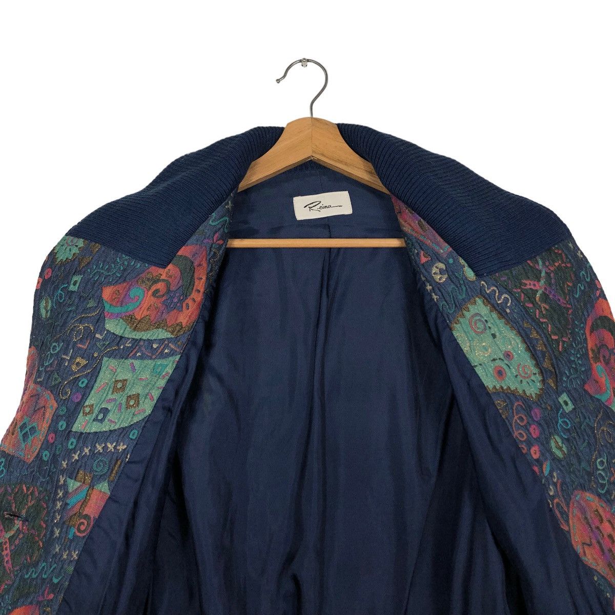 Japanese Brand 🔥Vintage Bomber Jacket Double Collar Reina Art Issey Miyake Size US M / EU 48-50 / 2 - 14 Thumbnail