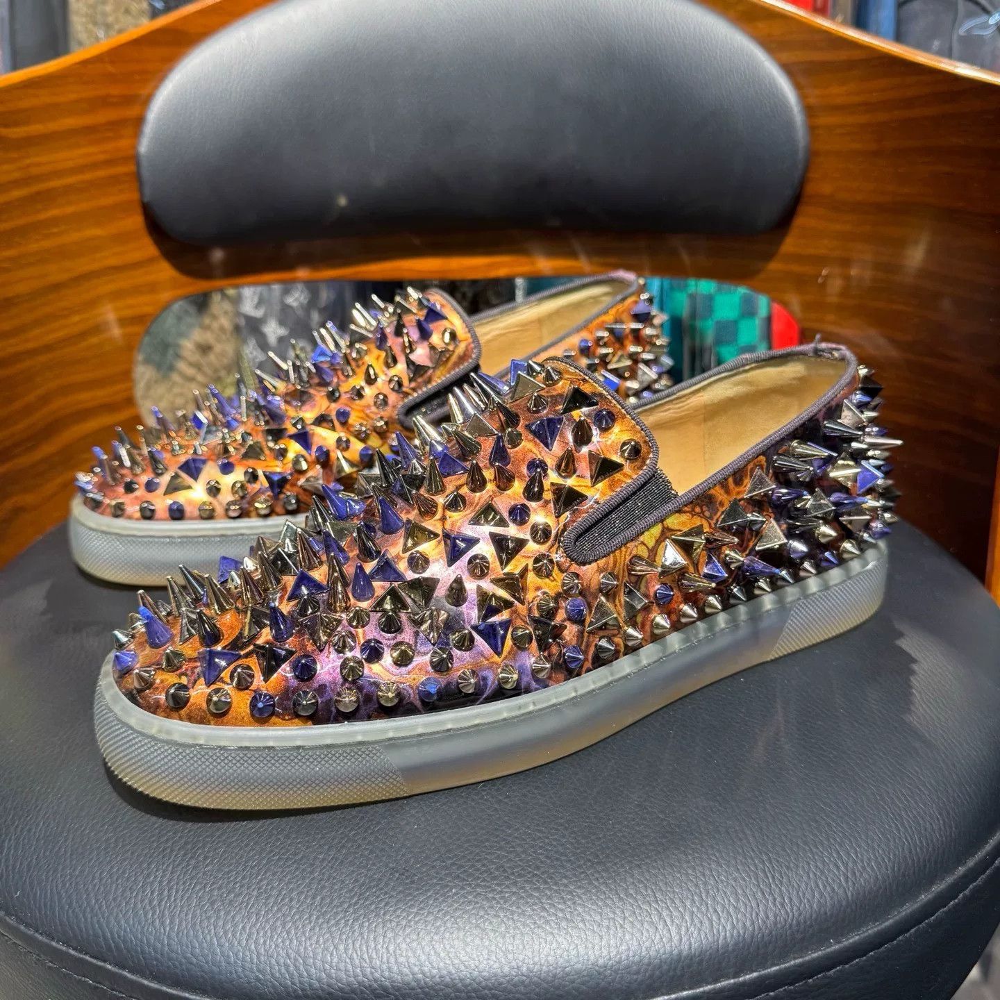 Christian Louboutin Christian Louboutin Red Lowtop Sneakers 40 Men Size US 7.5 / EU 40-41 - 1 Thumbnail