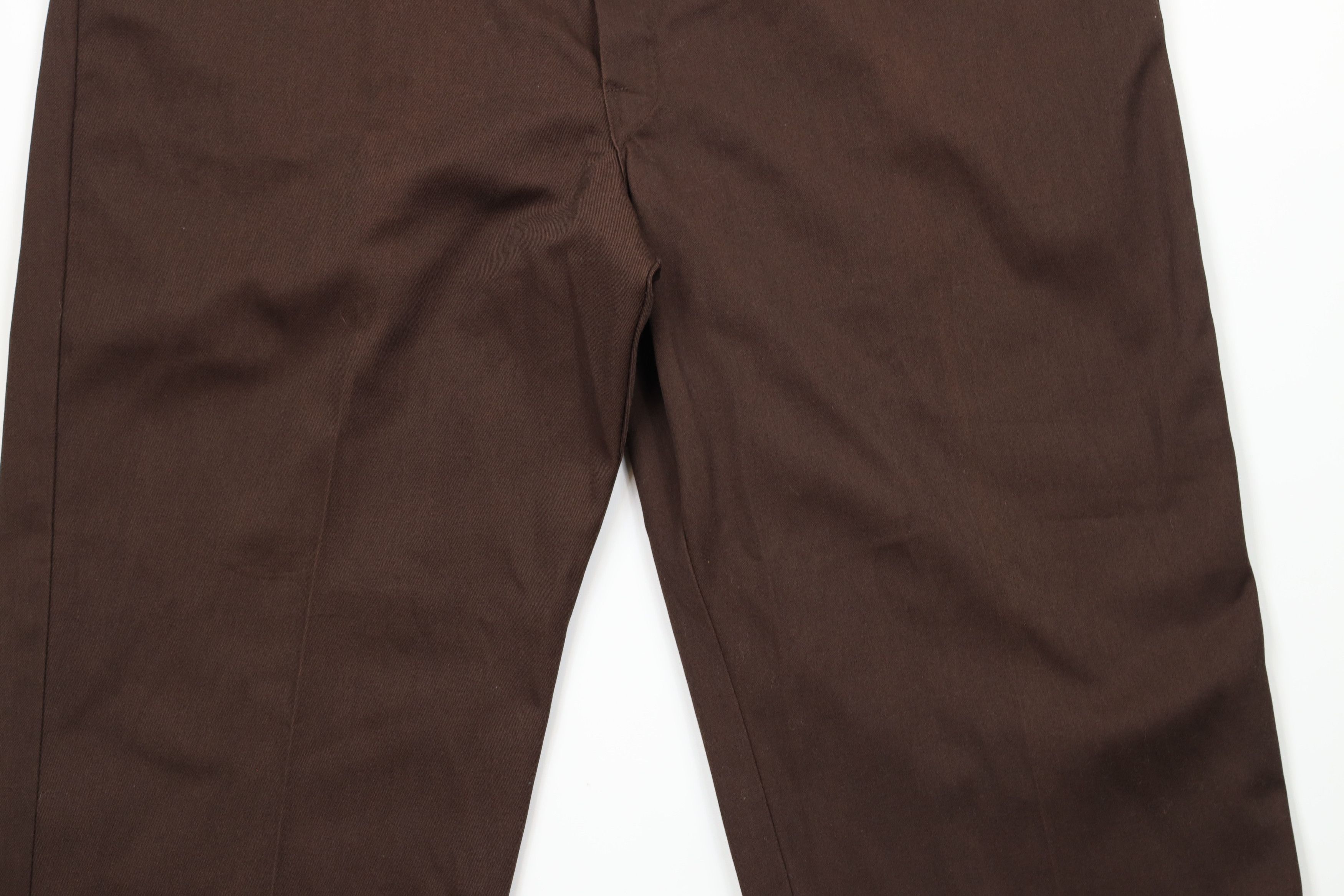 Dickies × Vintage Vintage 70s Dickies Wide Leg Work Mechanic Pants Brown USA Size US 44 / EU 60 - 3 Thumbnail