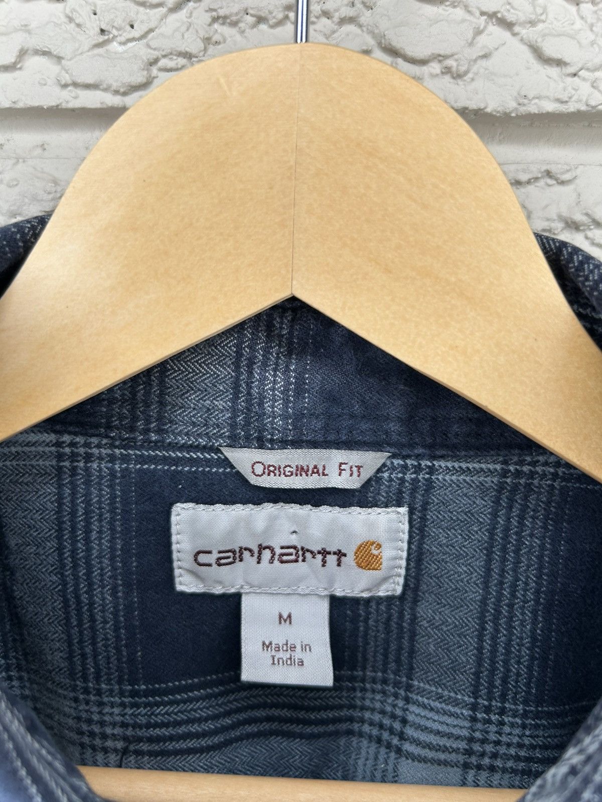 Carhartt Carhartt Blue Plaid Flannel Button Up Size US M / EU 48-50 / 2 - 8 Thumbnail