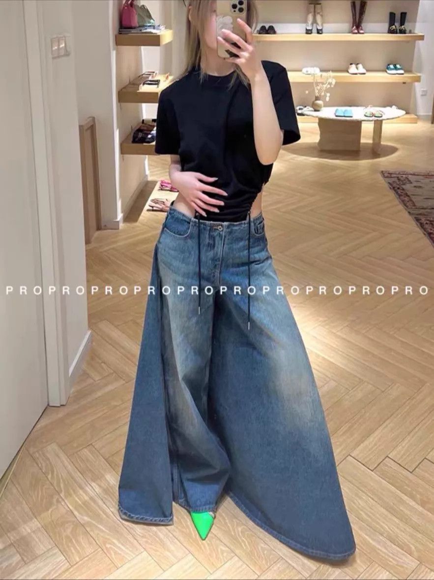 Y/Project y/project heavy denim culottes left skinny right wide XS Size 25" / US 0 / IT 36 - 6 Thumbnail
