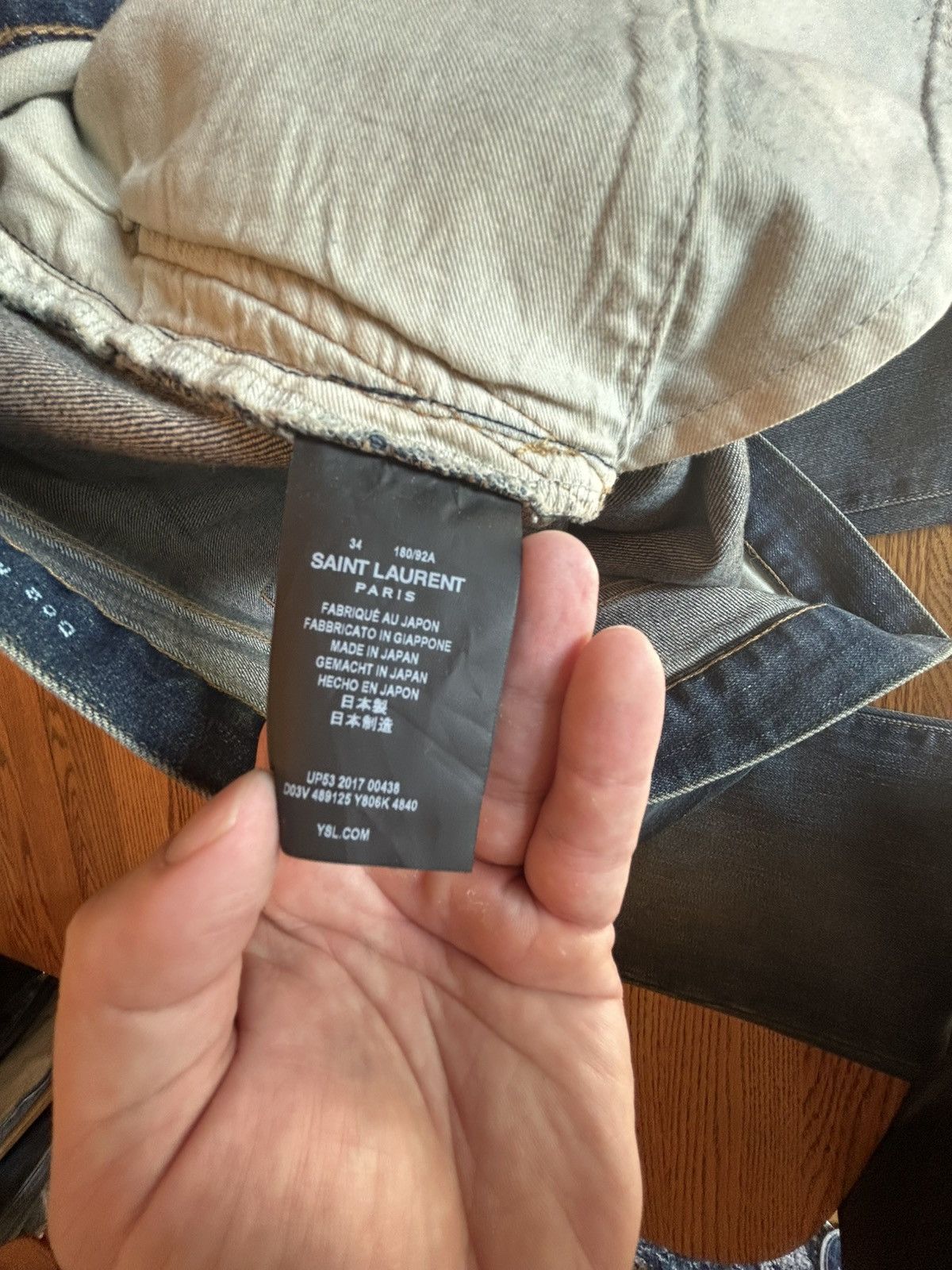 Saint Laurent Paris Saint Laurent Paris jeans sz 34 Size US 34 / EU 50 - 5 Thumbnail