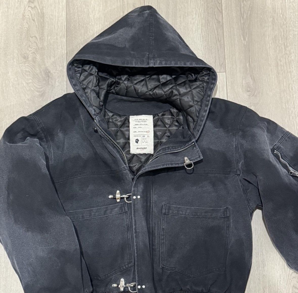 Other Shinzo Canvas Clasp Bomber Jacket Size US M / EU 48-50 / 2 - 4 Thumbnail