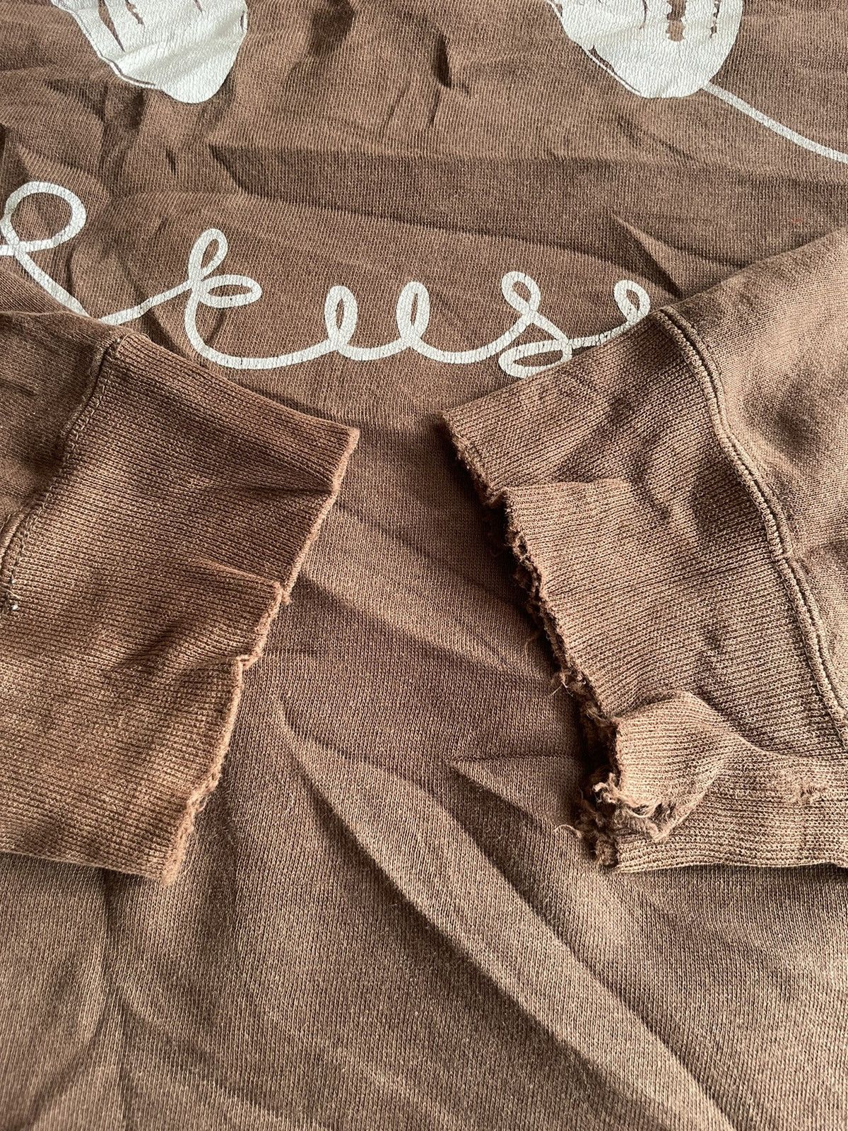 Stussy × Vintage Vintage Stussy x Distressed Sweatshirt Made in Usa Size US L / EU 52-54 / 3 - 6 Thumbnail
