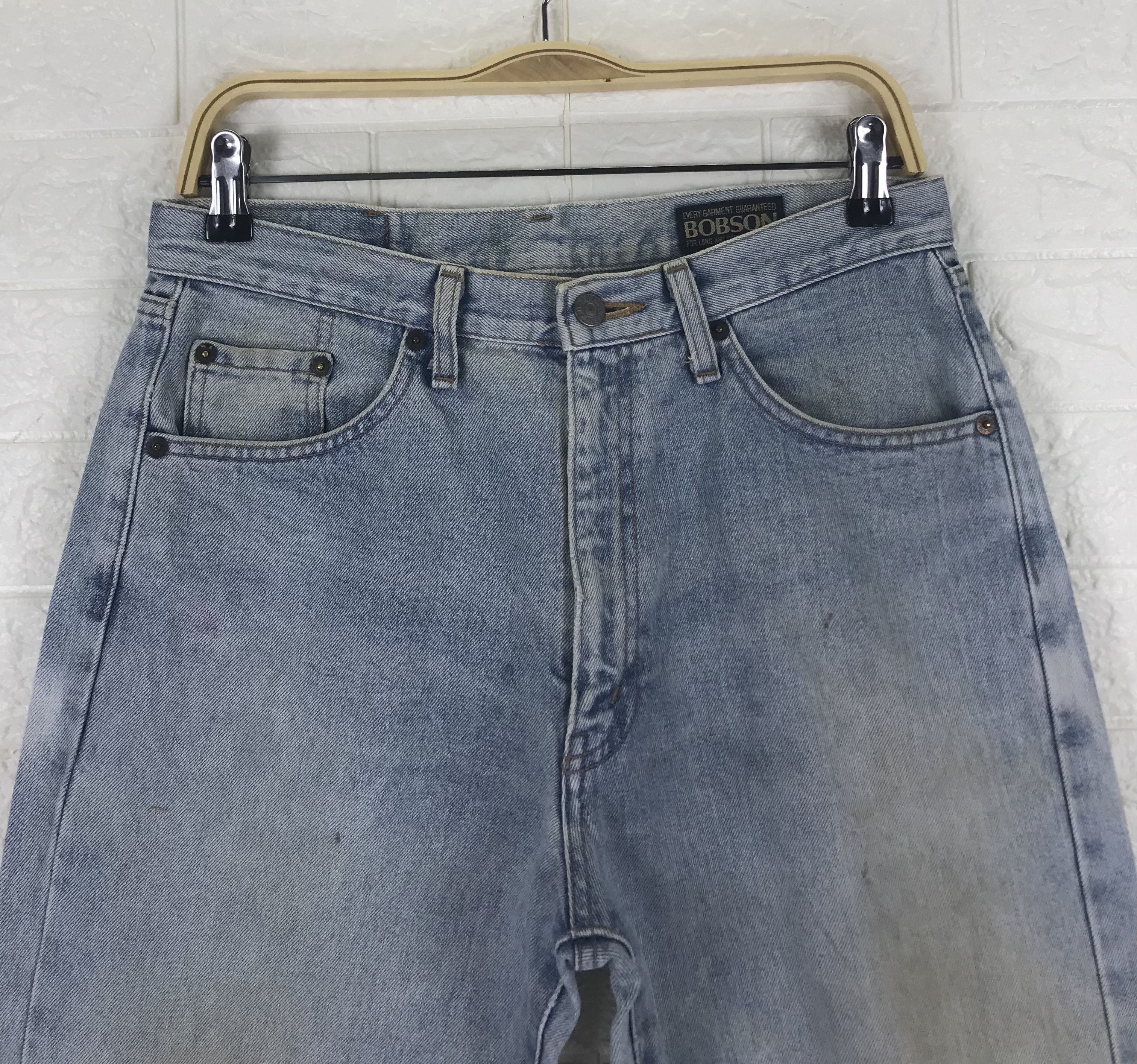 Vintage Vintage Bobson Chessking Light Wash Jeans Size US 31 - 2 Thumbnail