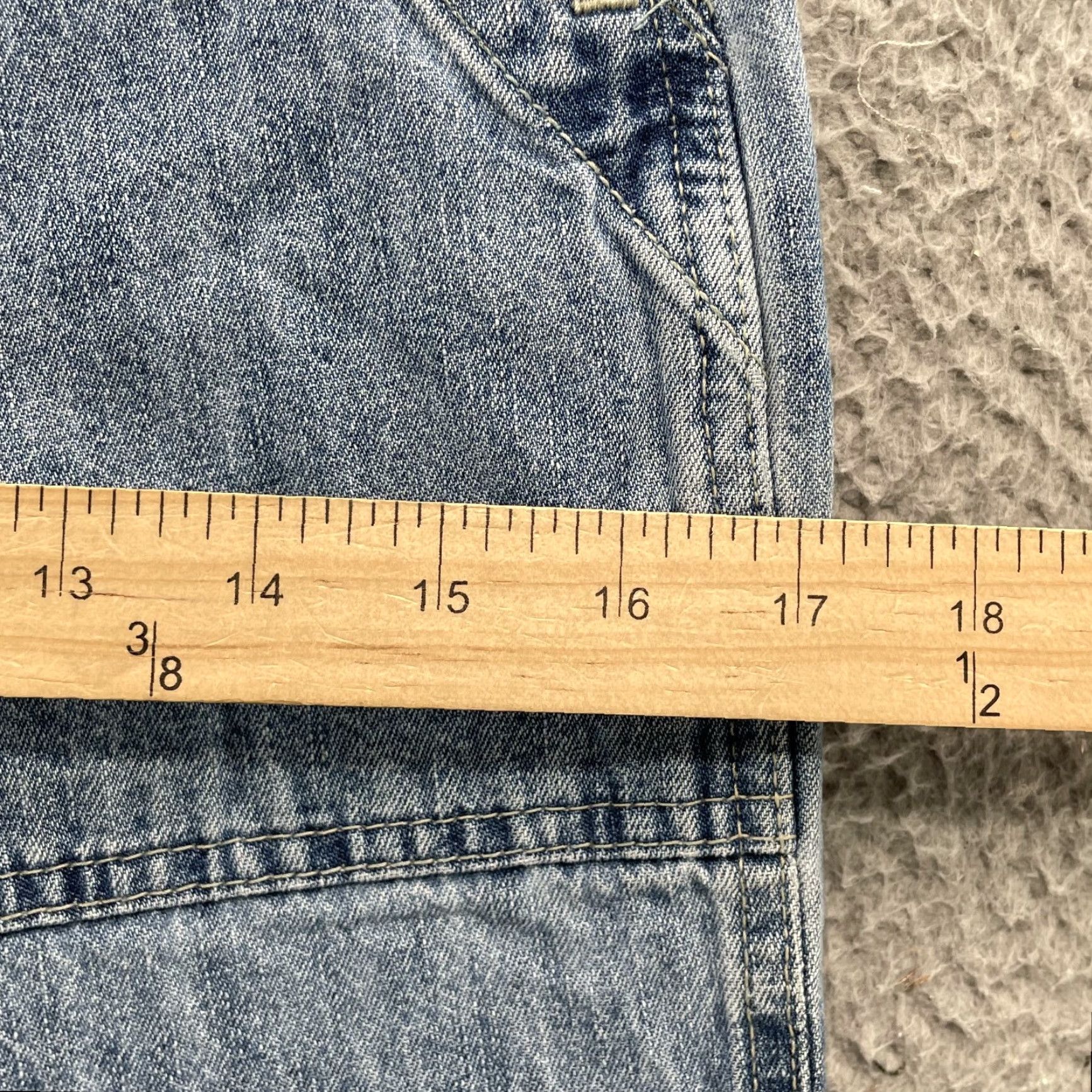 Vintage VINTAGE Xhilaration Jeans Women's 3 25x29* Y2K 90's Wide Retro Cl Academia Shirt Women 25 Blue Jeans Mens Women Girls Size 42" / US 20 - 7 Thumbnail
