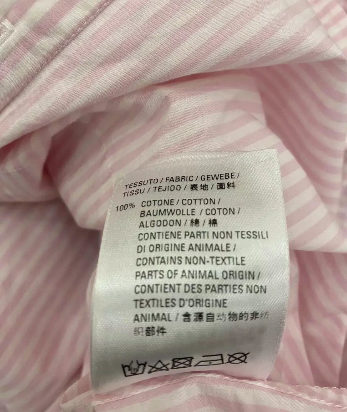 Balenciaga Balenciaga Pink Ribbon Back Letter Shirt Size US M / EU 48-50 / 2 - 4 Thumbnail