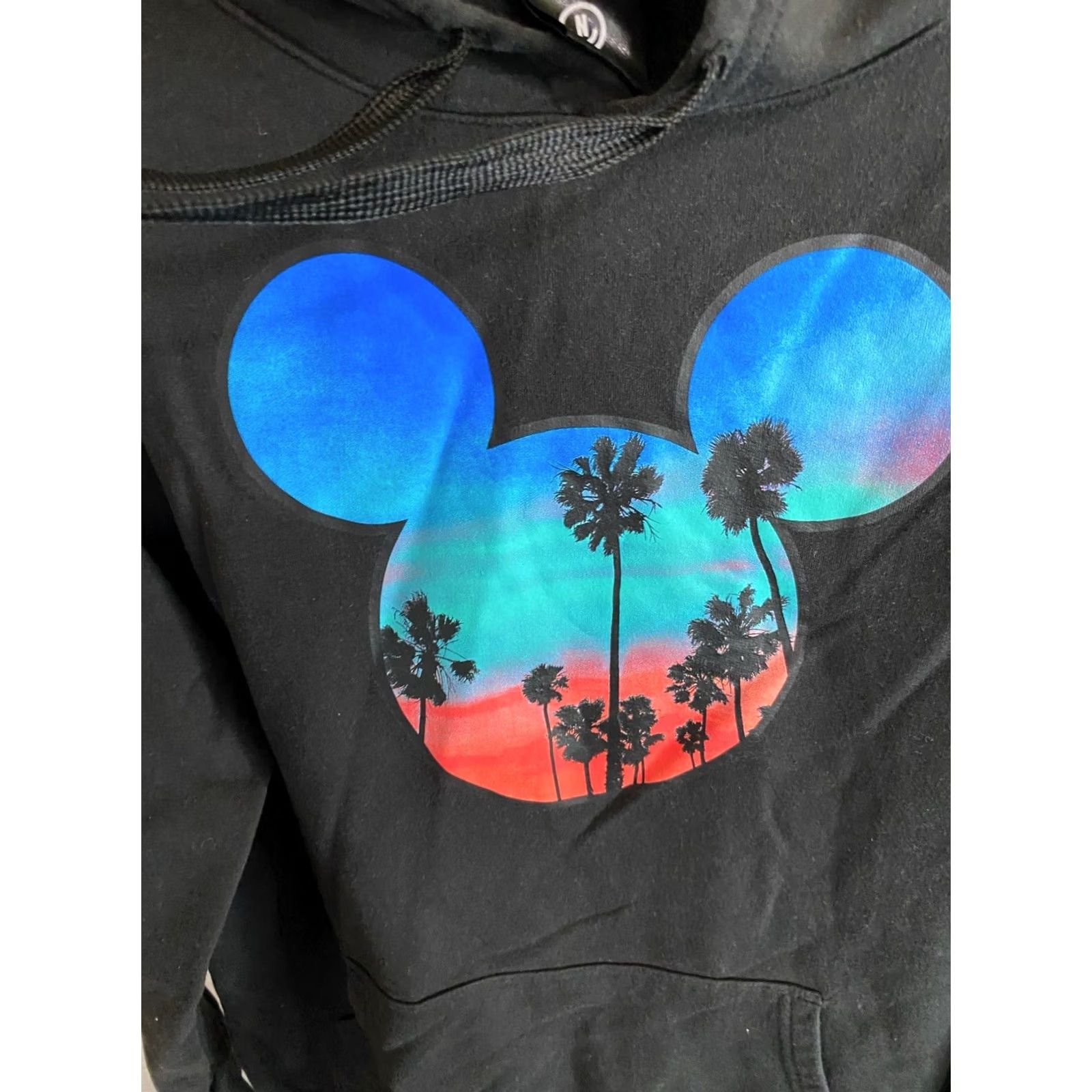 Disney Neff Sweater Mens M Sharp Disney Mickey Mouse Palm Tree Hoody Size US M / EU 48-50 / 2 - 5 Thumbnail