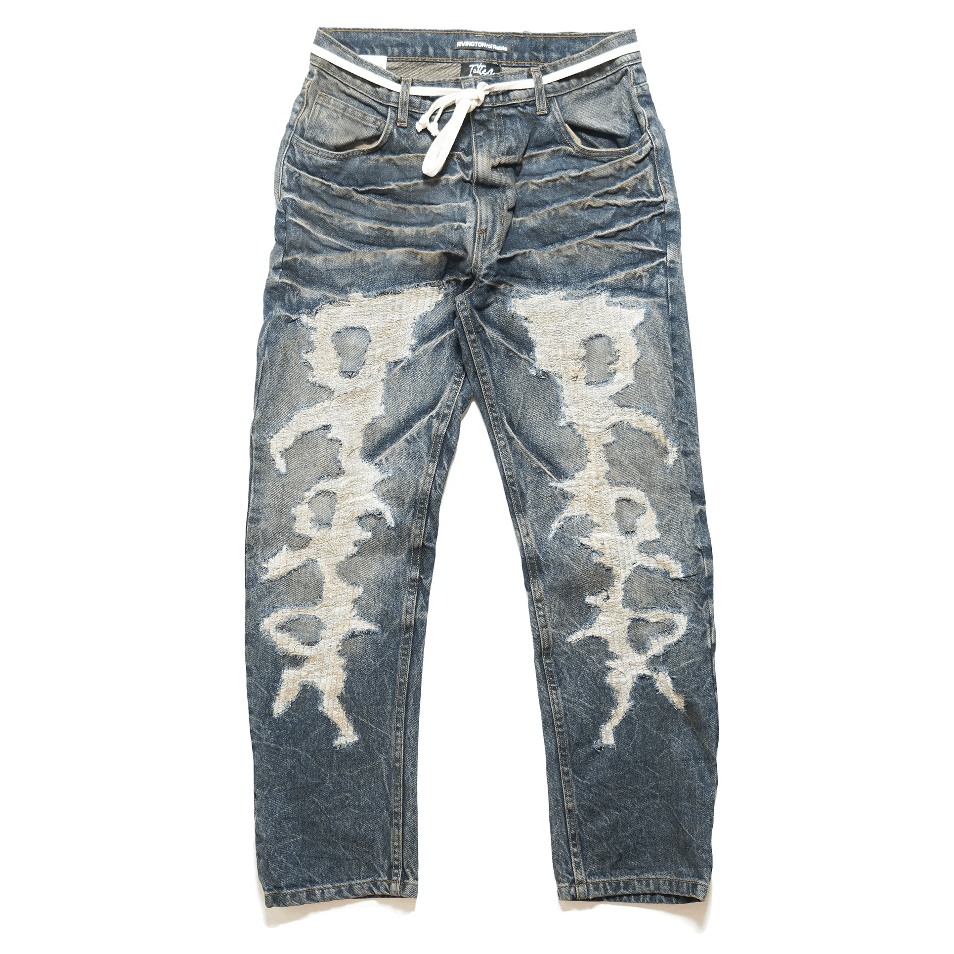 RRR-123 RIVINGTON roi Rebis Fathers Way He Rose 1 Jeans Dark Indigo Size US 30 / EU 46 - 1 Thumbnail