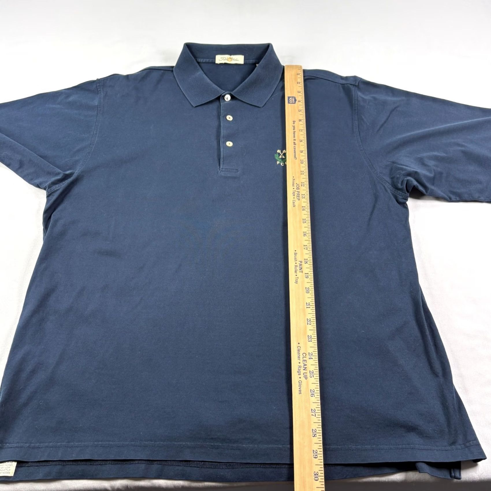 Peter Millar Peter Millar Polo Shirt Mens XL Blue Short Sleeve Cotton Peachtree Golf Club Size US XL / EU 56 / 4 - 6 Thumbnail